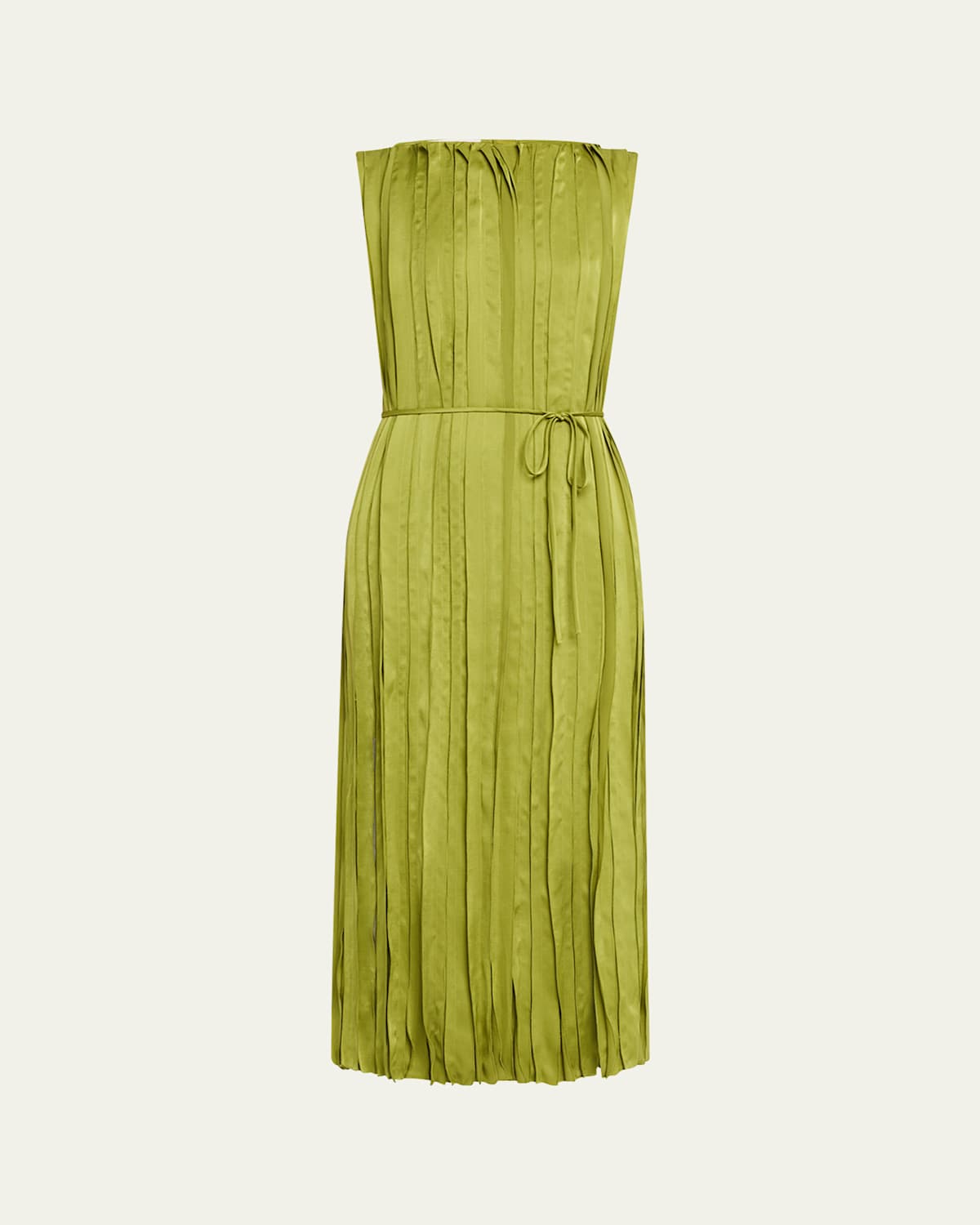 Shop Lafayette 148 Sleeveless Slit-hem Midi Dress