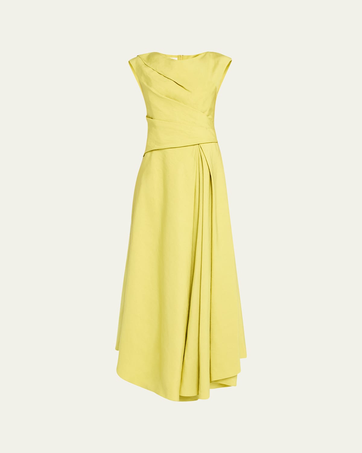 Lafayette 148 New York Drape-Front Asymmetric Dress