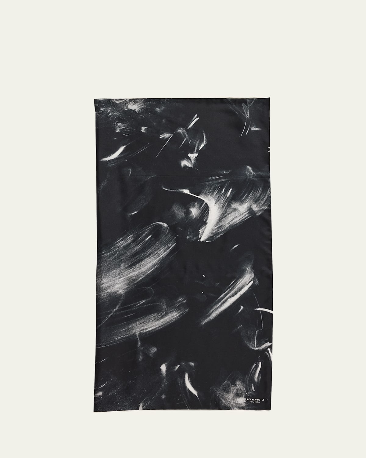 Charcoal Dust Square Silk Twill Scarf
