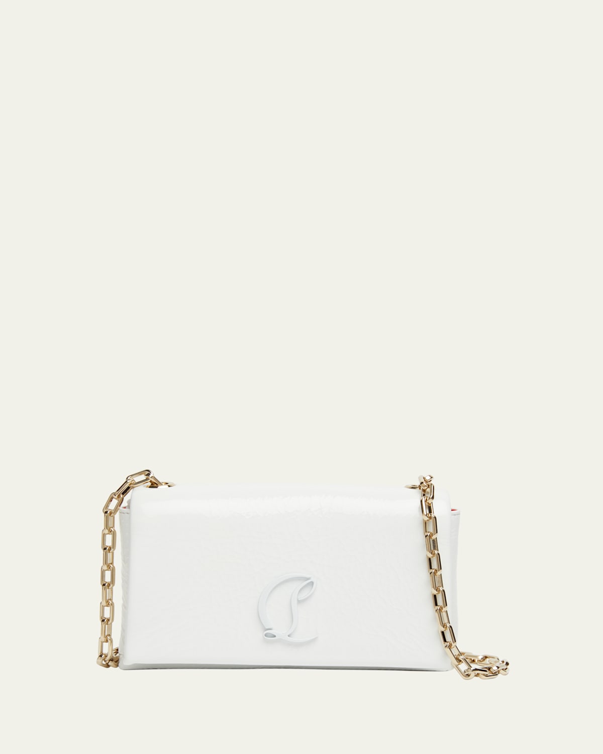 Loubi54 Small Clutch Bag in Naplak Leather