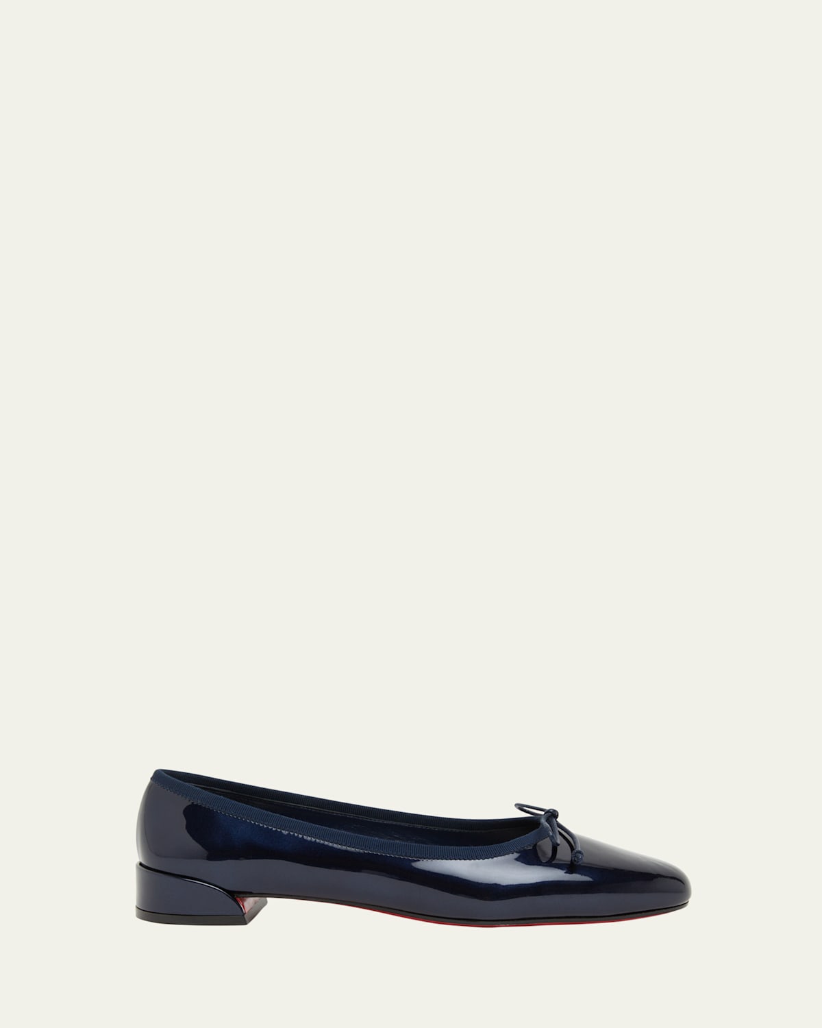 Sweetie Jane Patent Red Sole Ballerina Flats