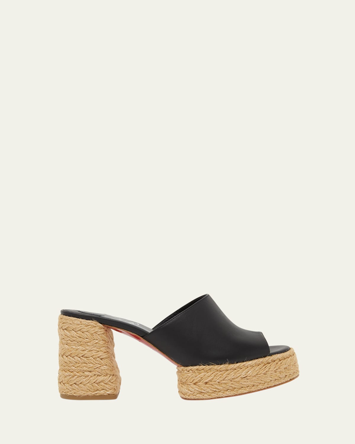 Christian Louboutin Calakala 85mm Leather Platform Mules