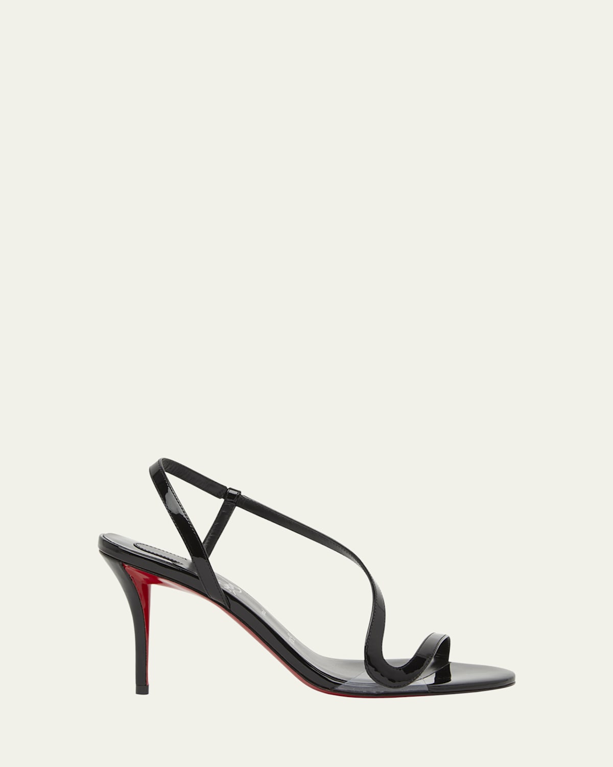 Christian Louboutin Rosa Z Patent Red Sole Sandals