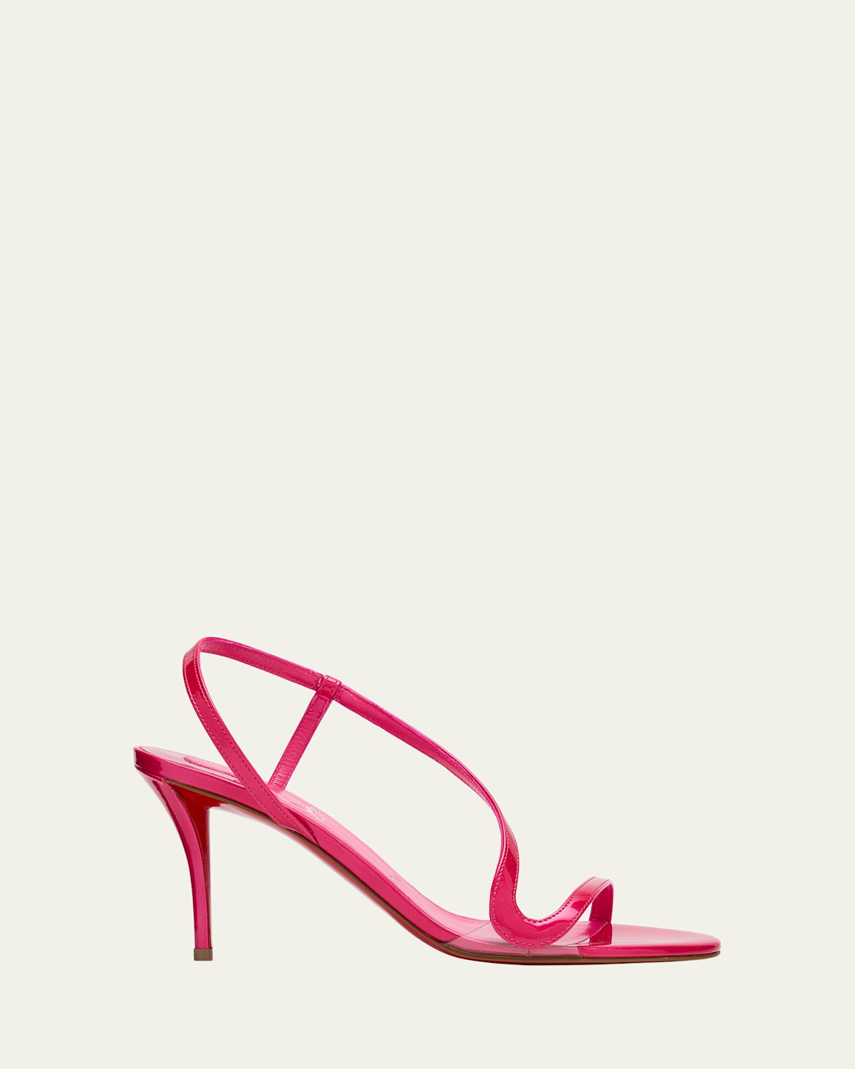 Christian Louboutin Rosa Z Patent Leather Red Sole Pumps In Pink