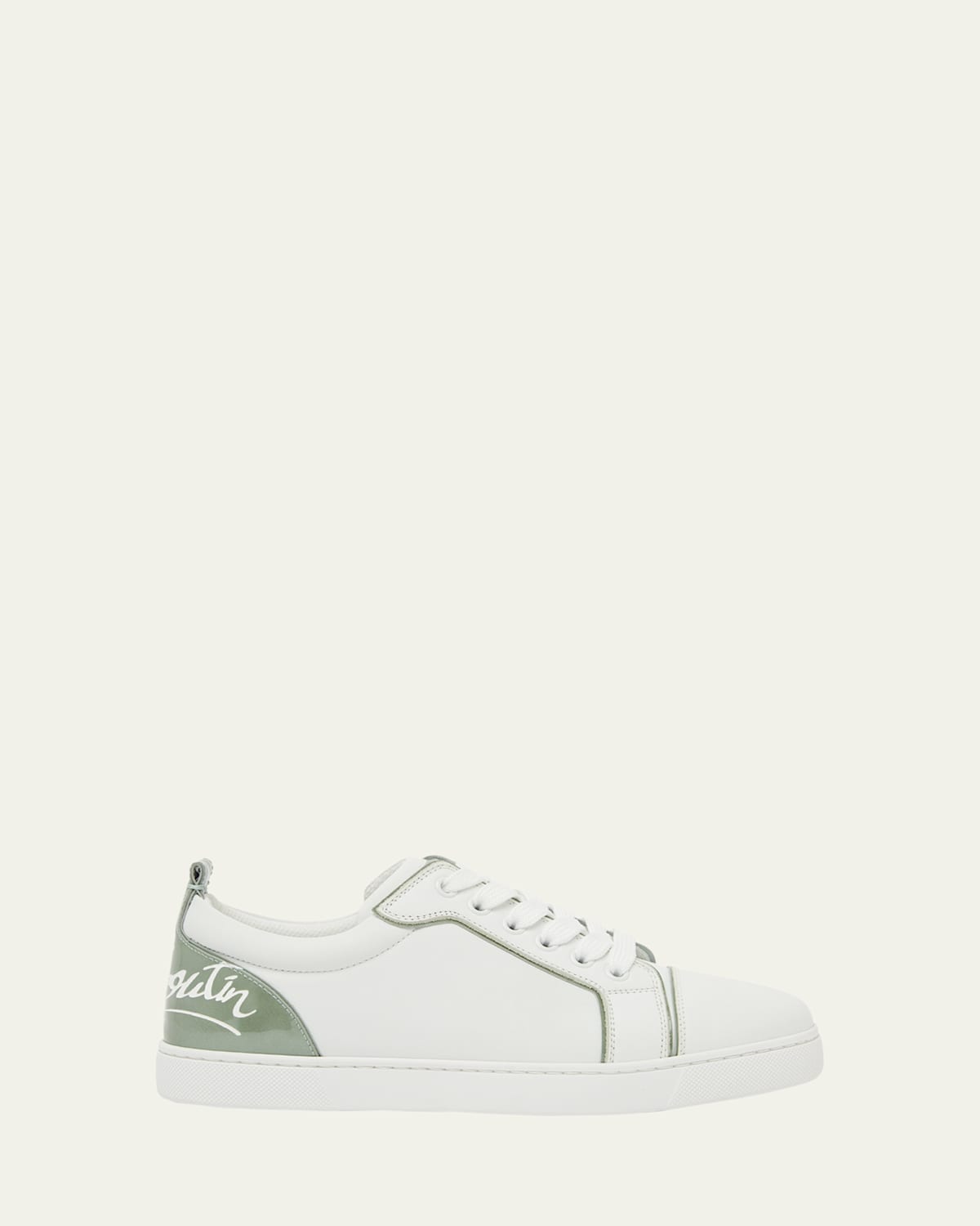 Christian Louboutin Fun Louise Junior Bicolor Red Sole Sneakers