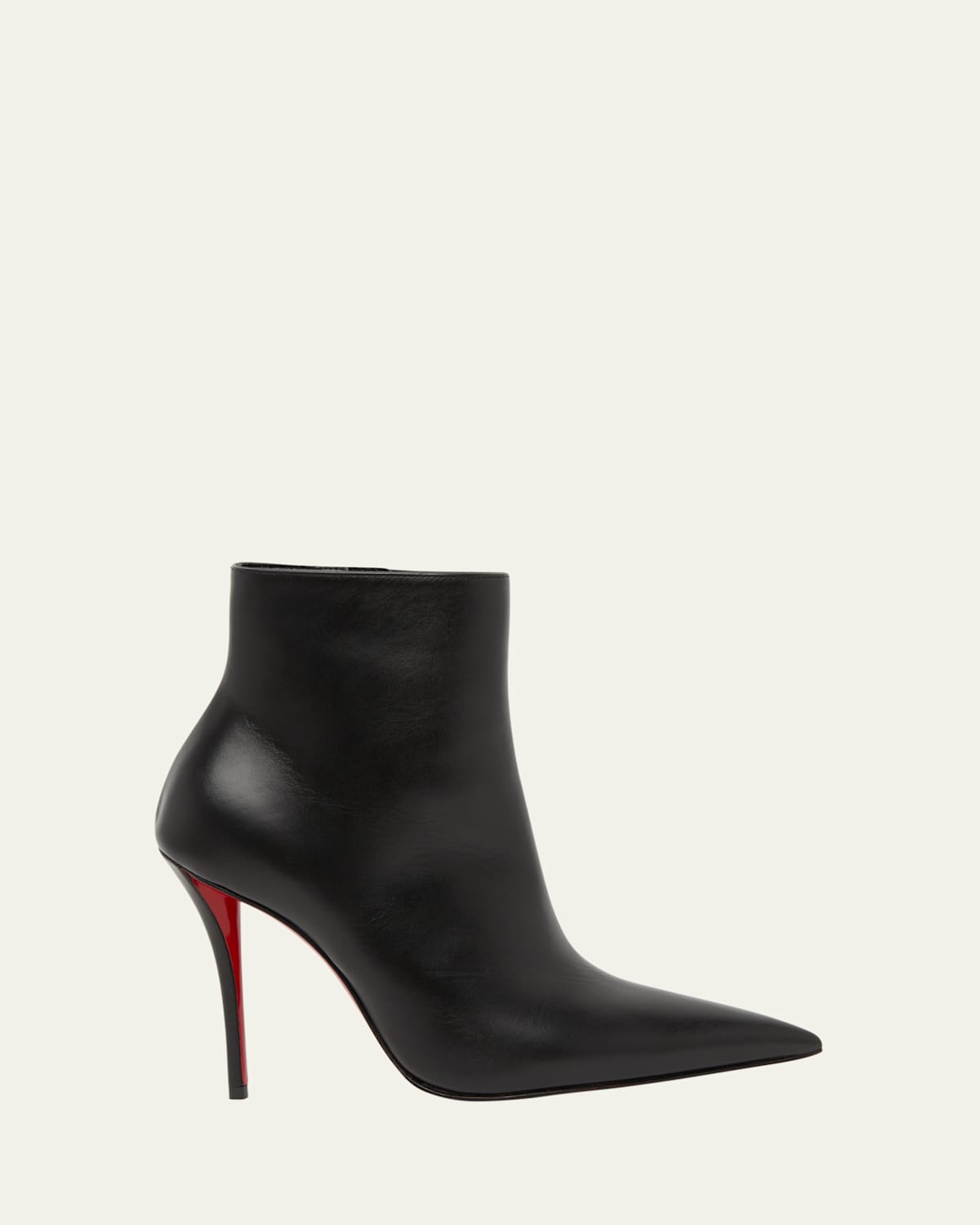 Christian Louboutin Miss Z Leather Red Sole Booties