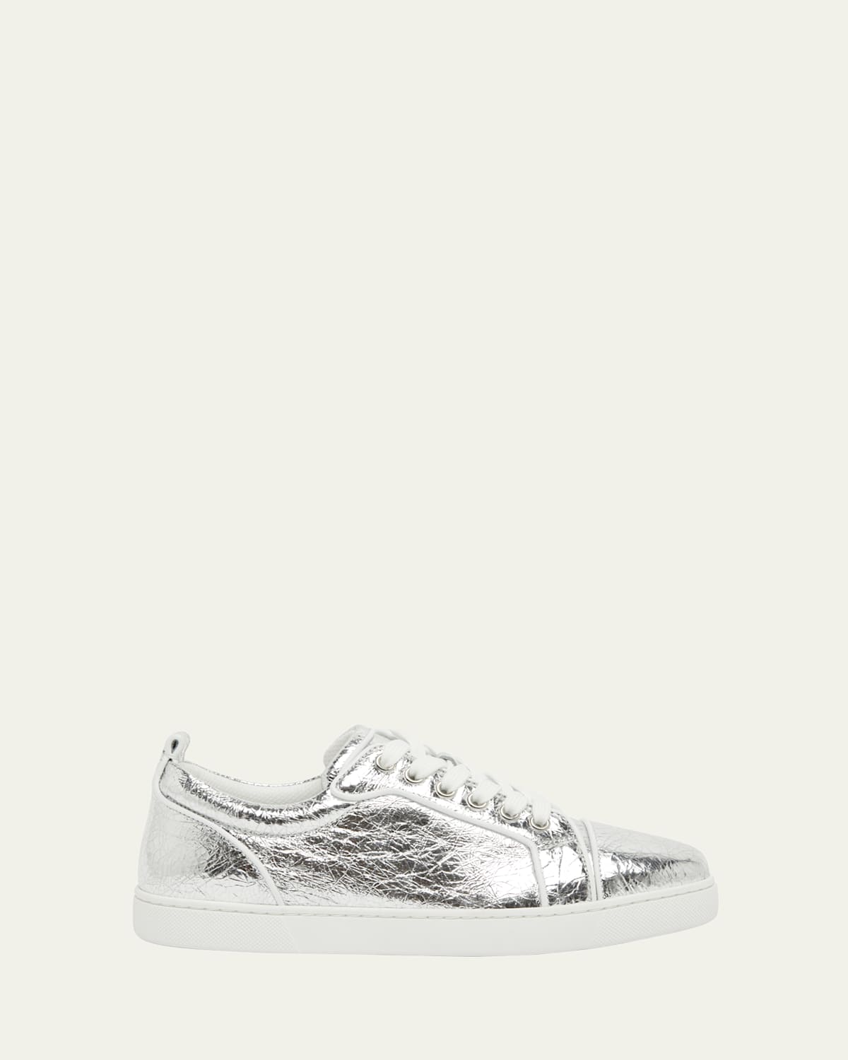 Christian Louboutin Louise Orlato Metallic Red Sole Sneakers