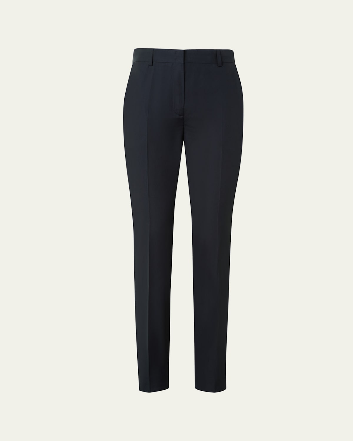 Flavin Cotton Poplin Tapered-Leg Ankle Pants