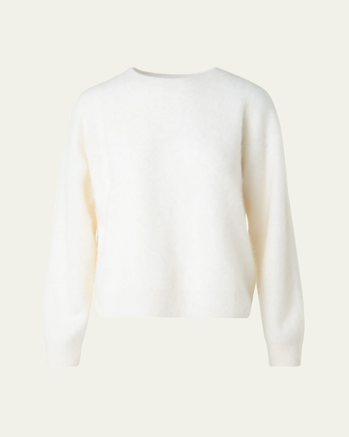 Akris Brushed Cashmere Crewneck Sweater