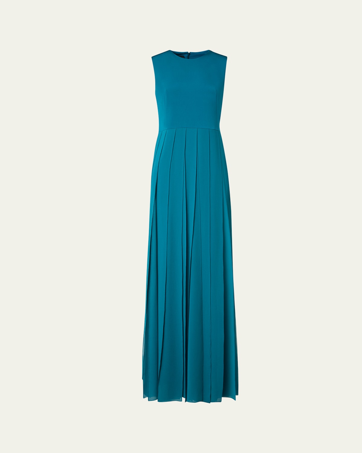 Crepe Ribbon Skirt Gown