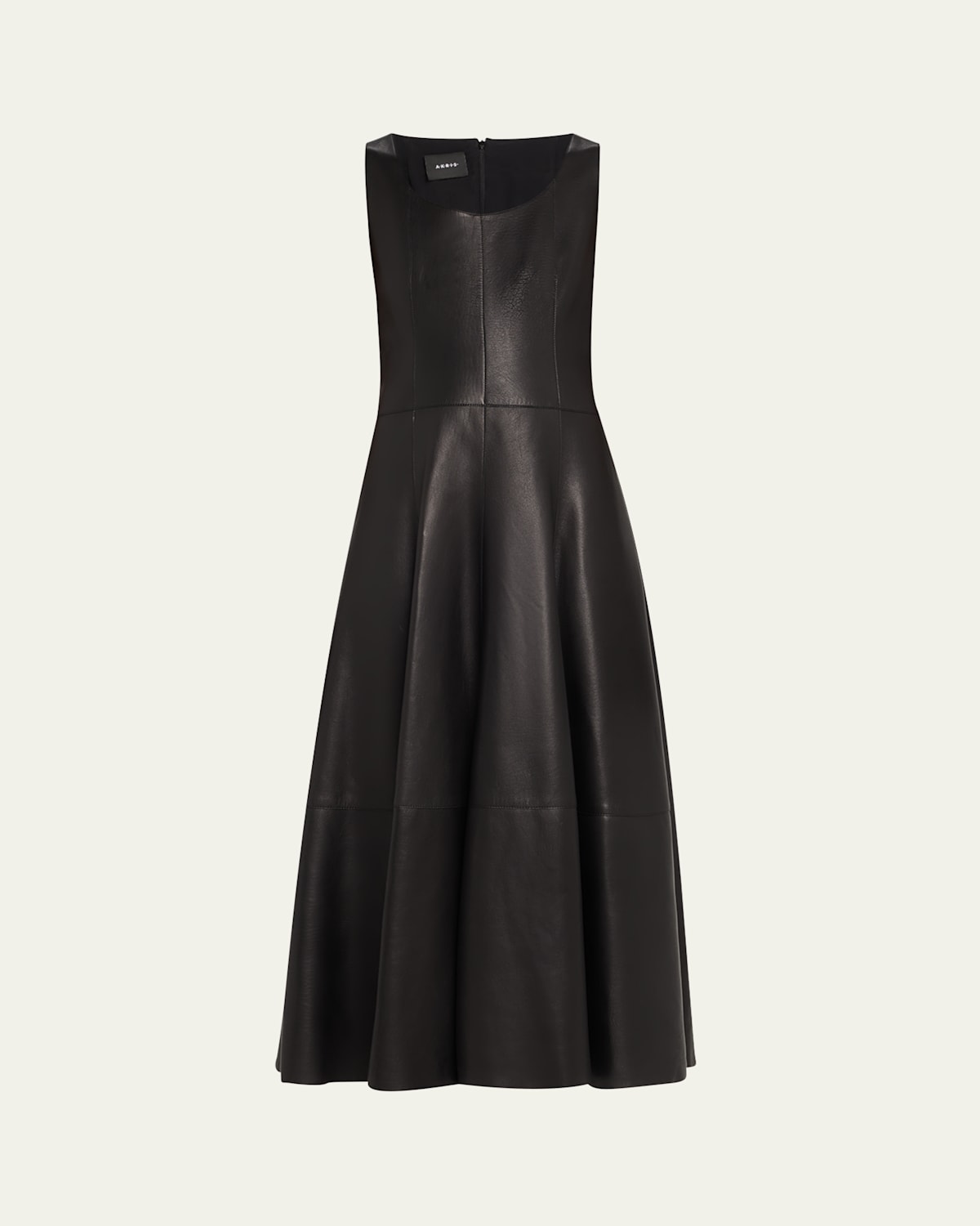 Nappa Leather Midi Dress