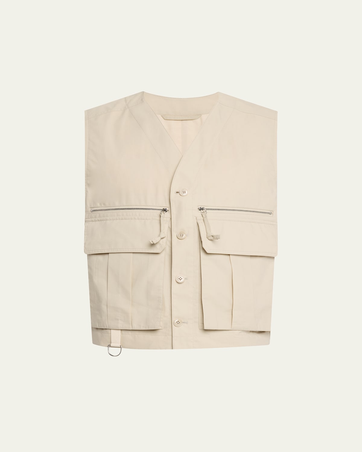 Lemaire Men's Ventile Cotton Technical Gilet