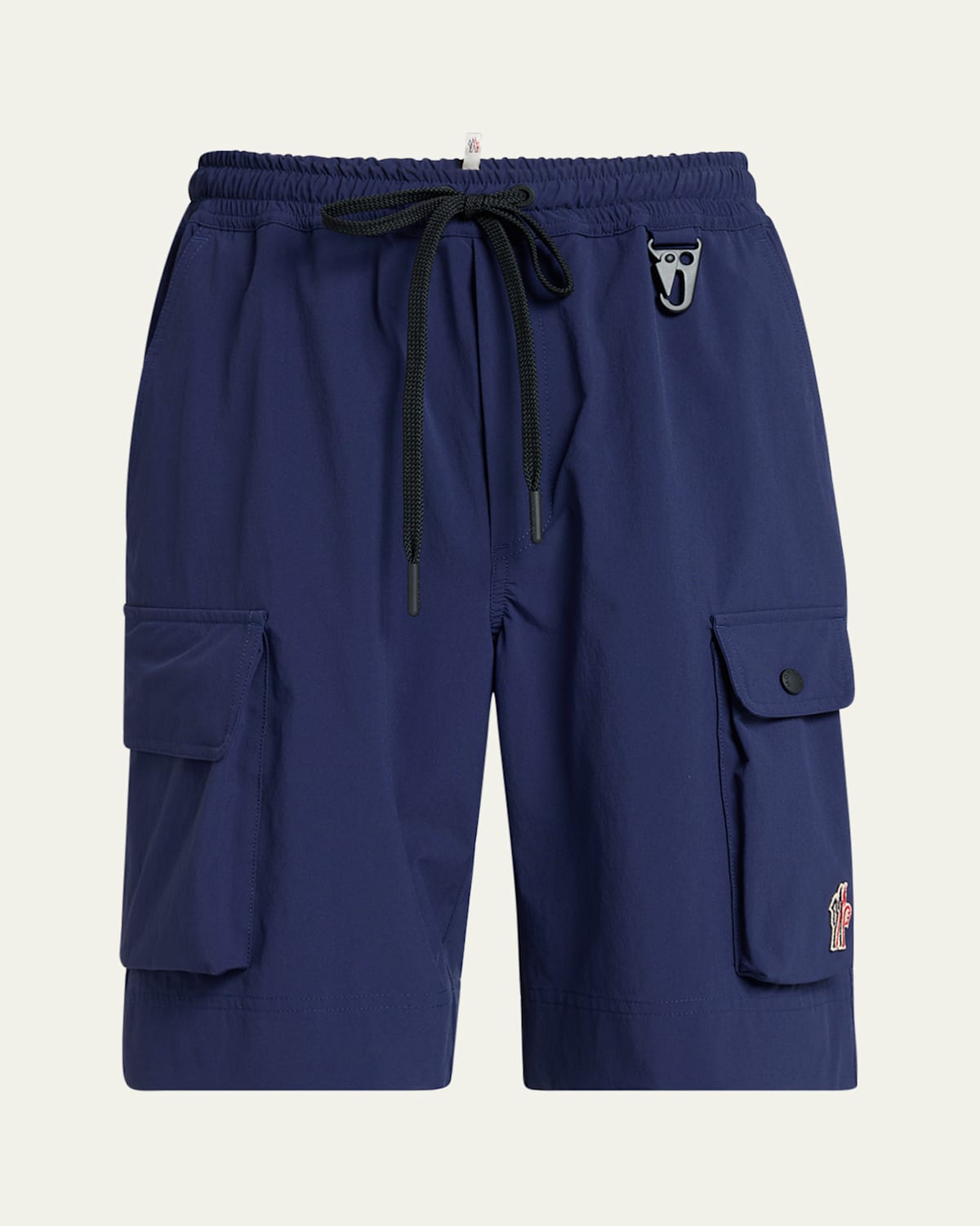 Moncler Men's Poplin Cargo Shorts