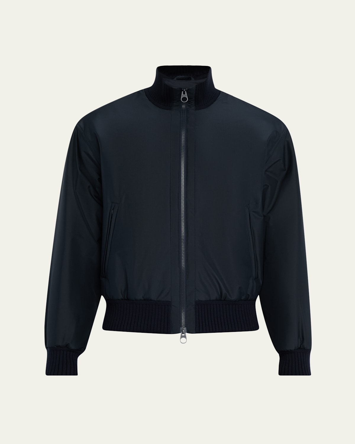 Loro Piana Men's Denzel Water-repellent Bomber Jacket In W000 Blue Navy