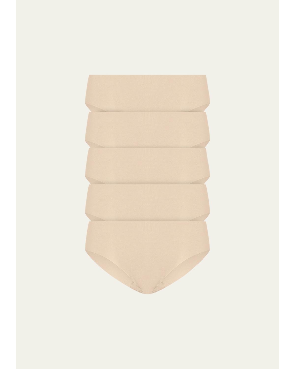 Commando Classic Solid Bikini 5-pack In Beige