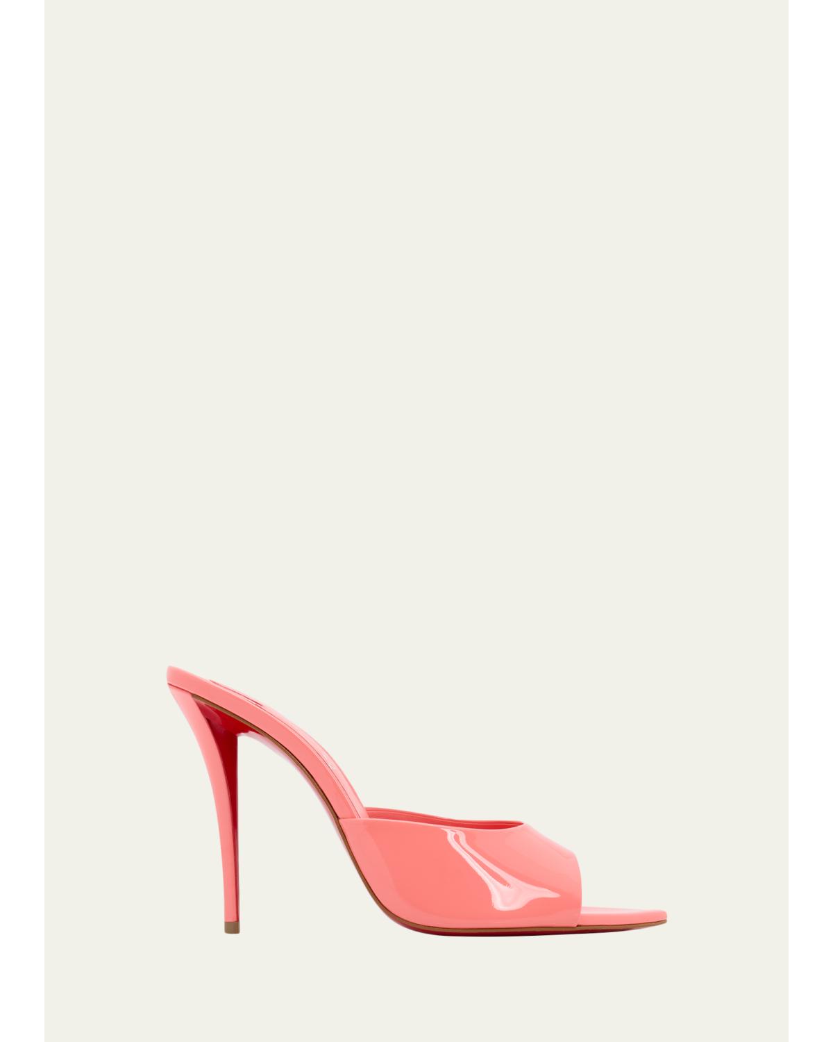 100Mm Miss Z Leather Mule Sandals