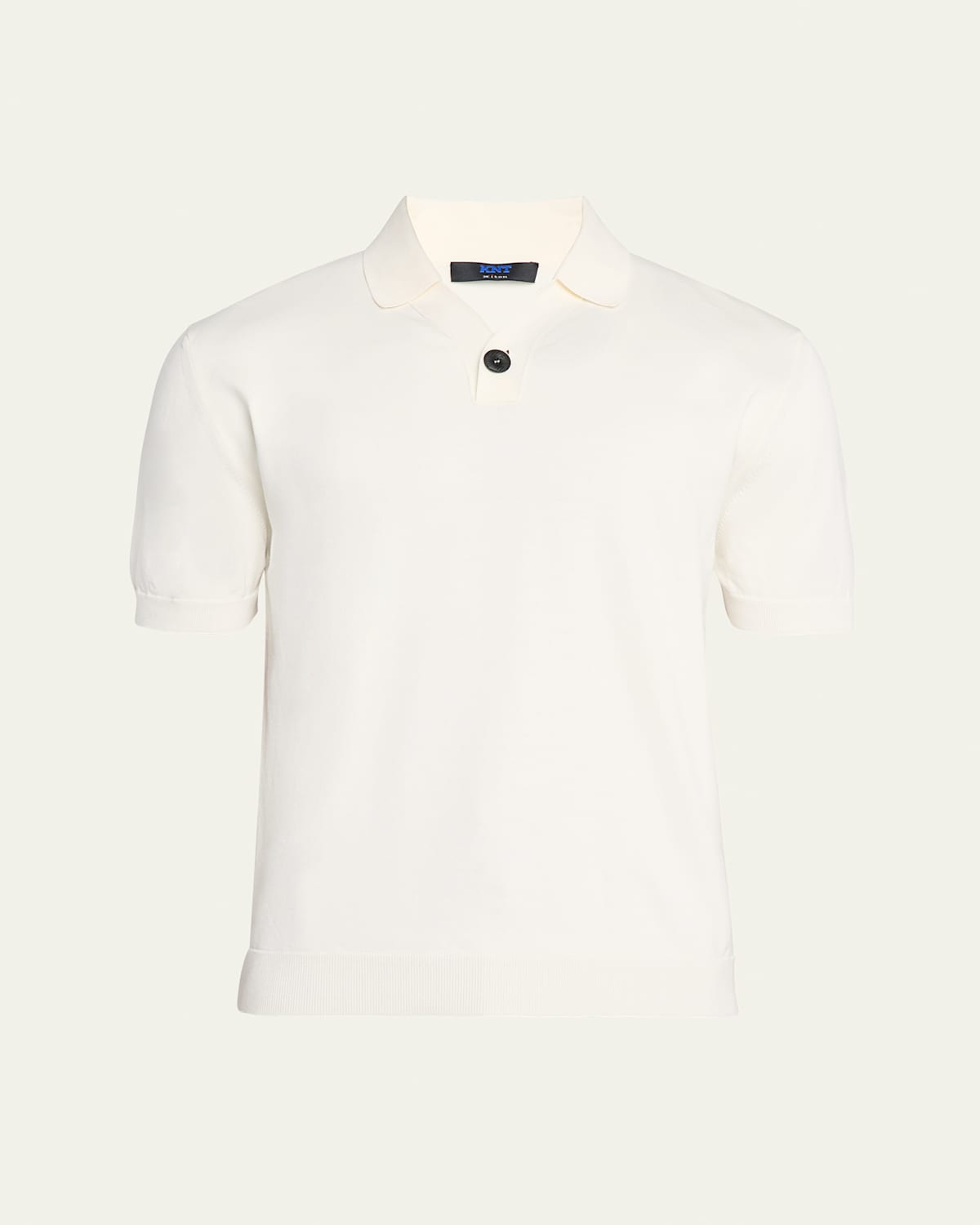 Men's Knit Cotton Polo Shirt