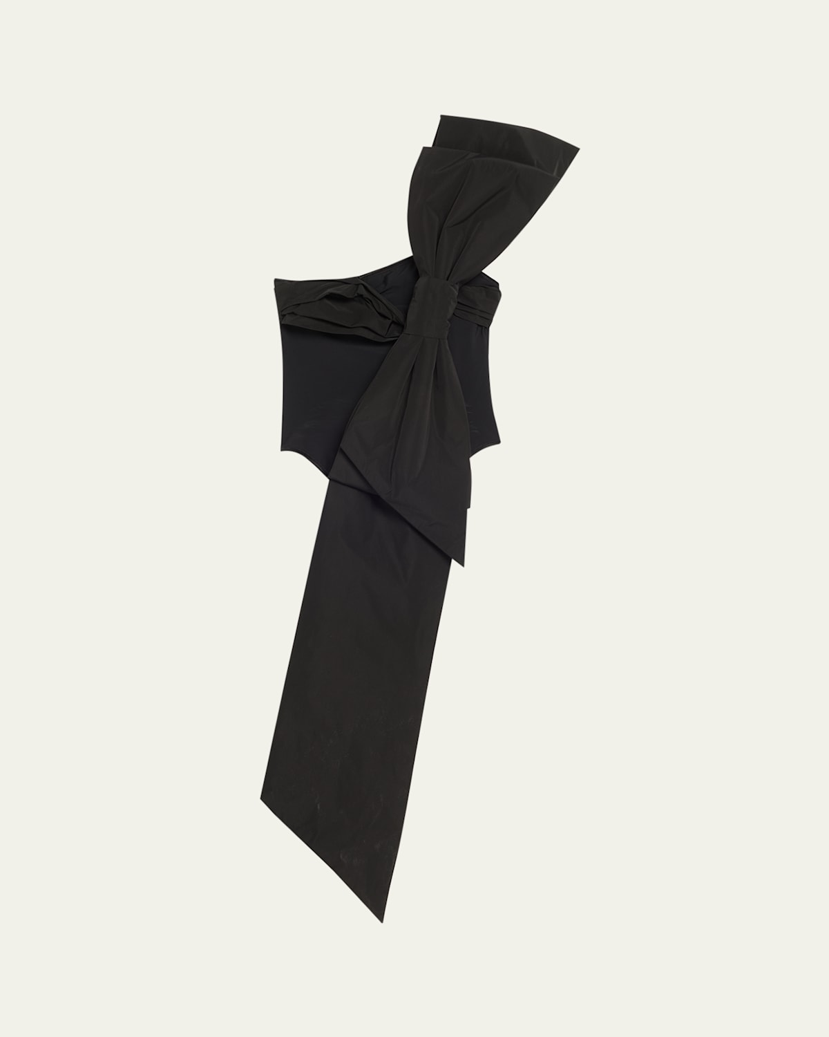 VAQUERA OVERSIZED BOW WOVEN LEOTARD