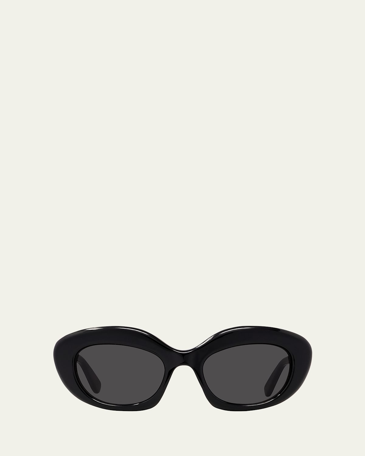 Loewe Curvy Lw40153i Sunglasses In Sblksmk