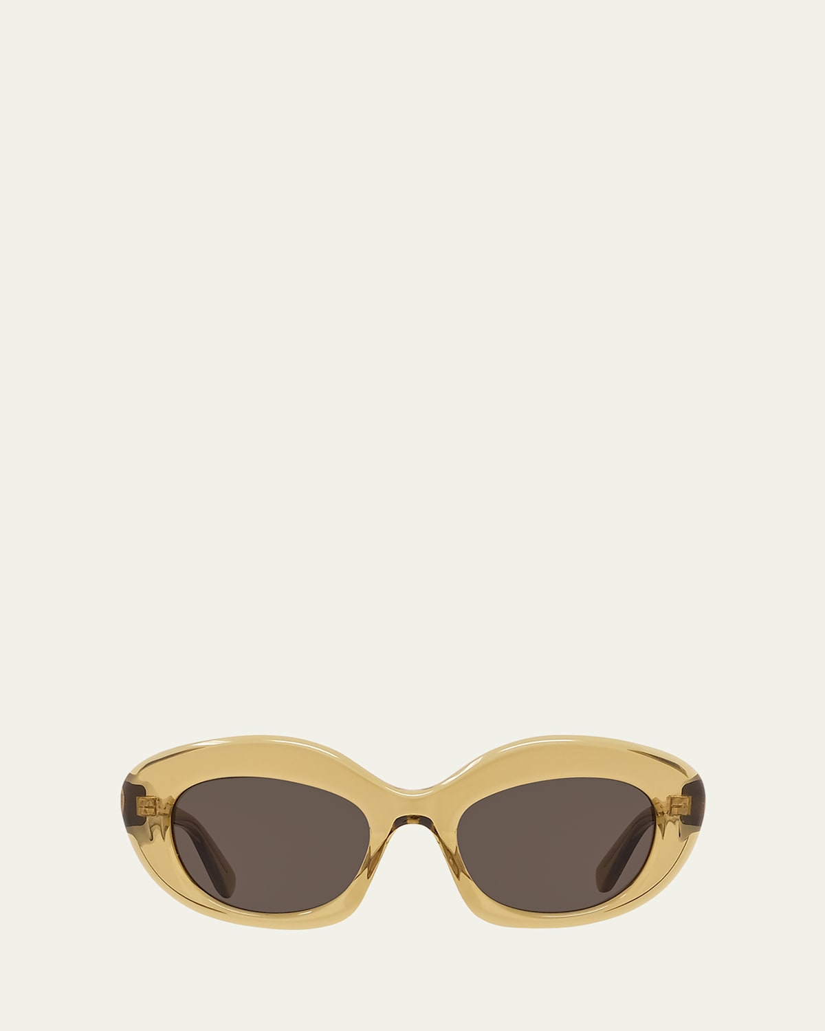 Loewe Curvy Lw40153i Sunglasses In Sdkgrnbrn