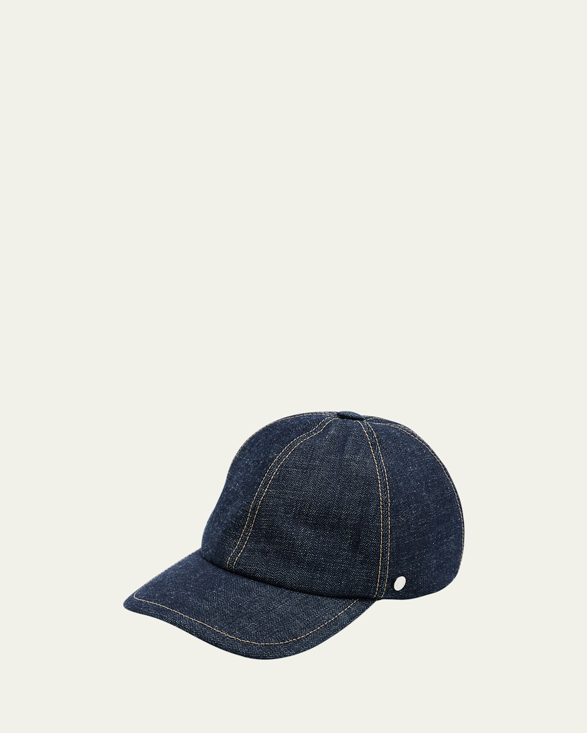 Men's Denim Six-Panel Baseball Cap