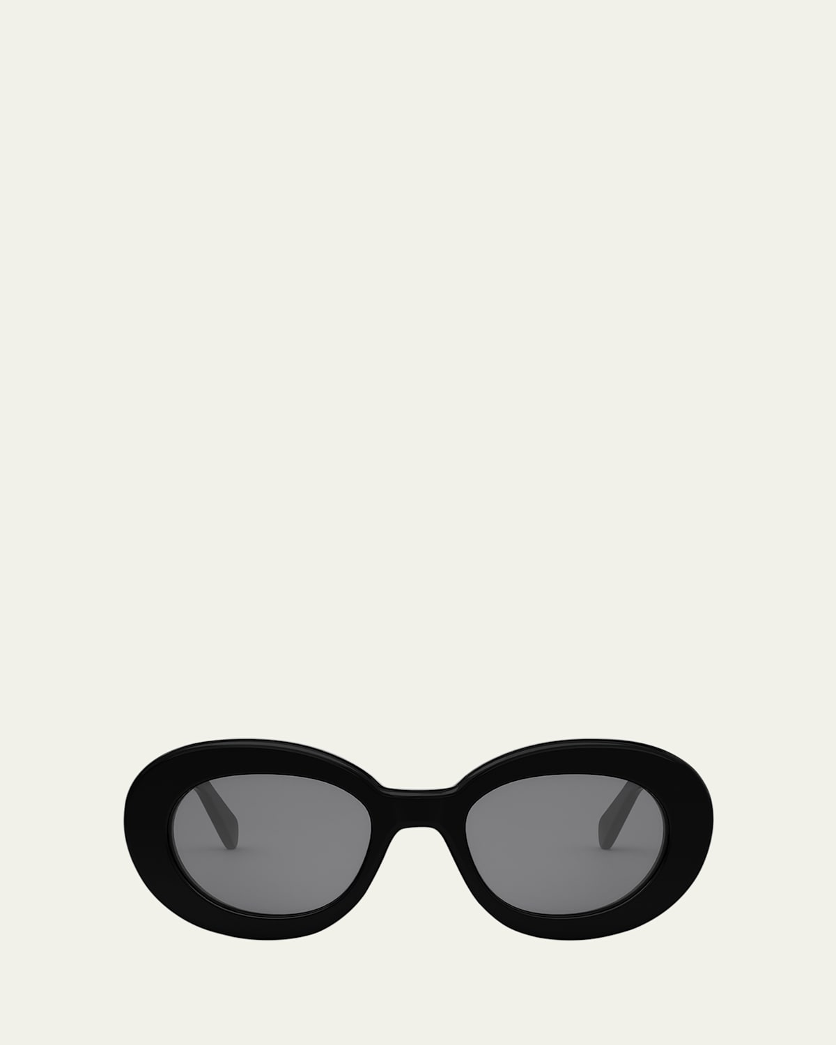 Triomphe Acetate Round Sunglasses