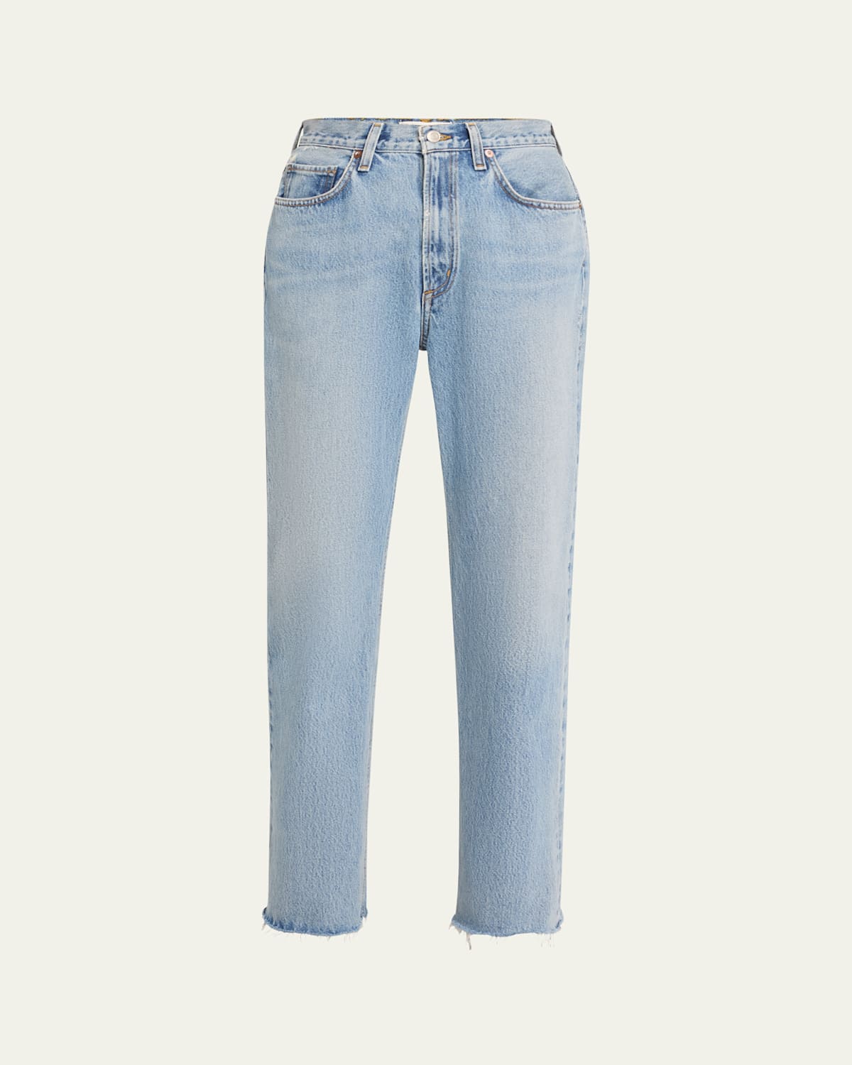 Agolde Leena Baby Flare Jeans In Blue