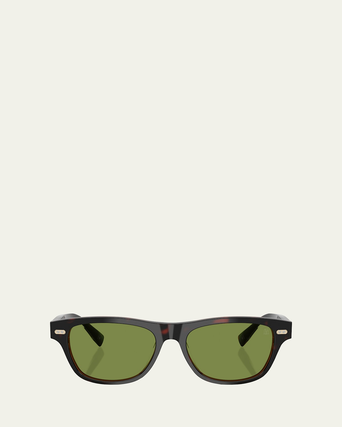 Brunello Cucinelli Womens Brown Bc3005s Pillow-frame Acetate Sunglasses In Green