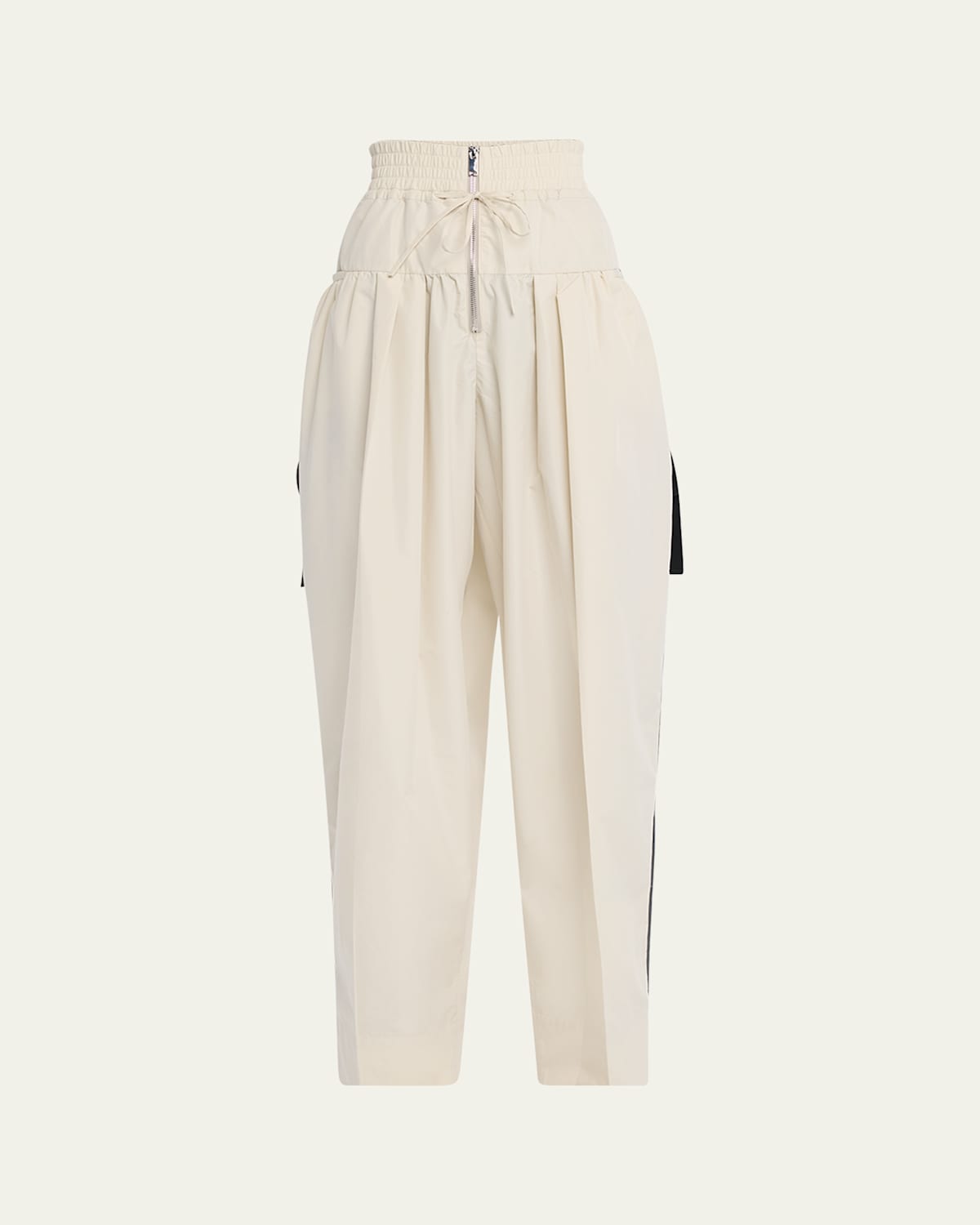 3.1 Phillip Lim Wide Leg Pleated Pocket Pant In Stone