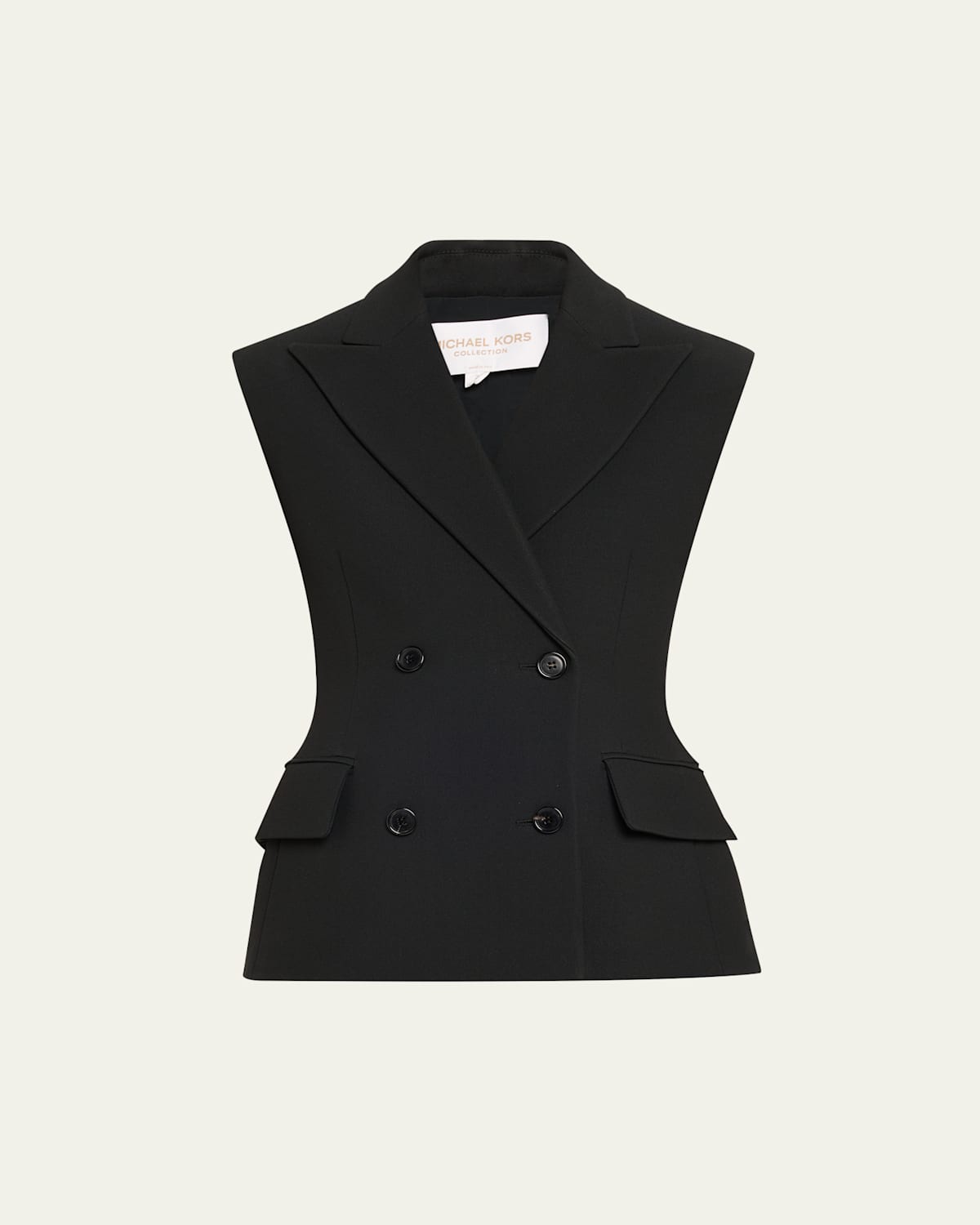 Sculpted Sleeveless Jacket