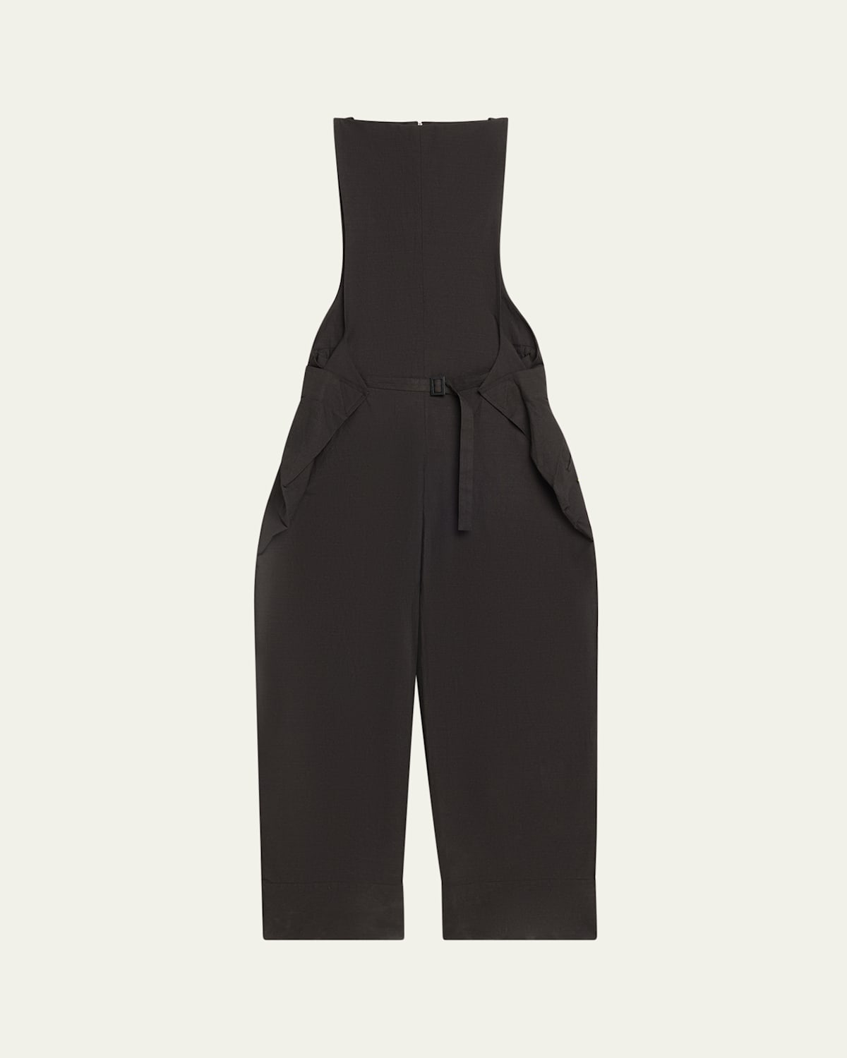 ISSEY MIYAKE FOLD TO FORM BELTED JUMPSUIT 