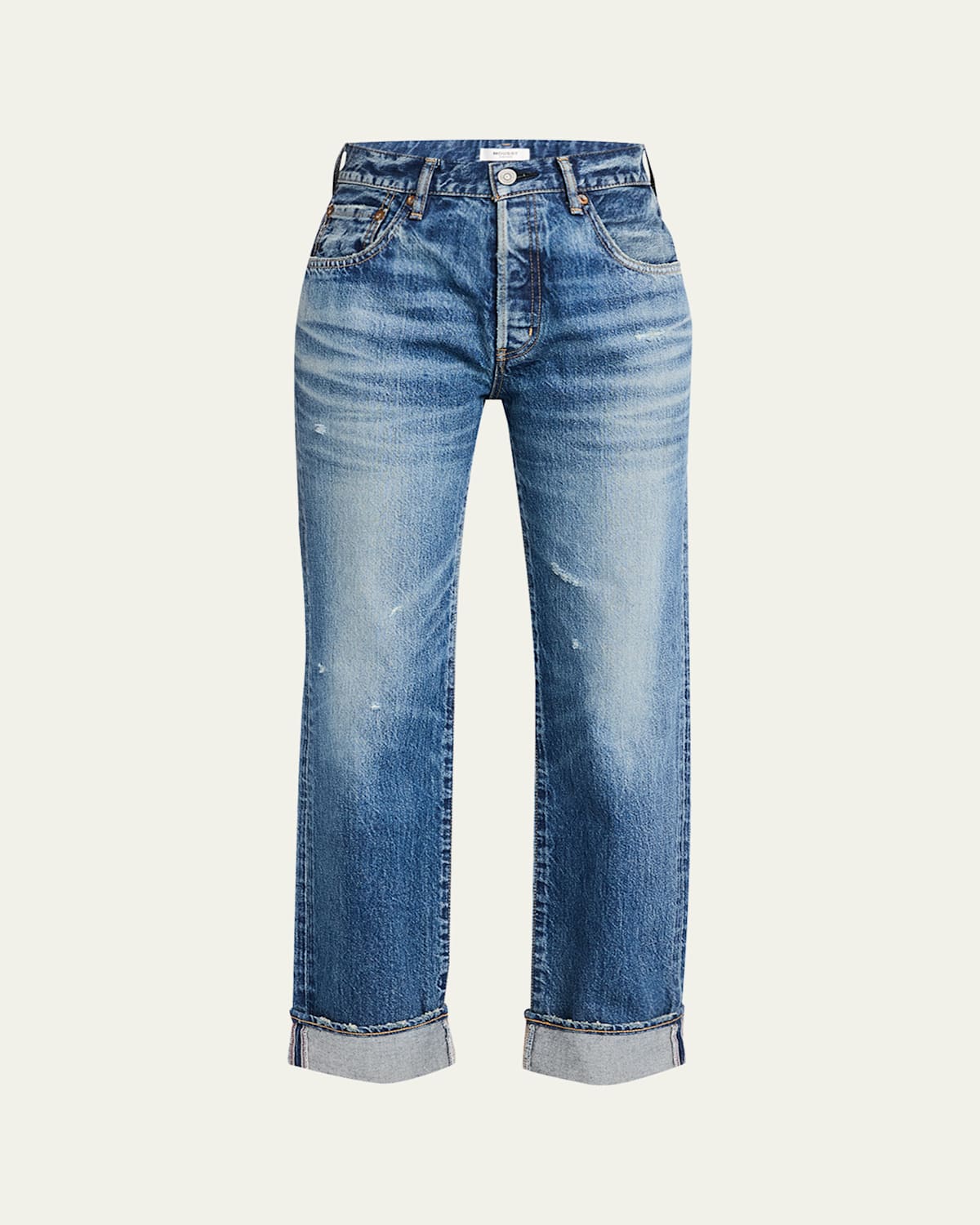 Aquebogue Straight Cuffed Jeans