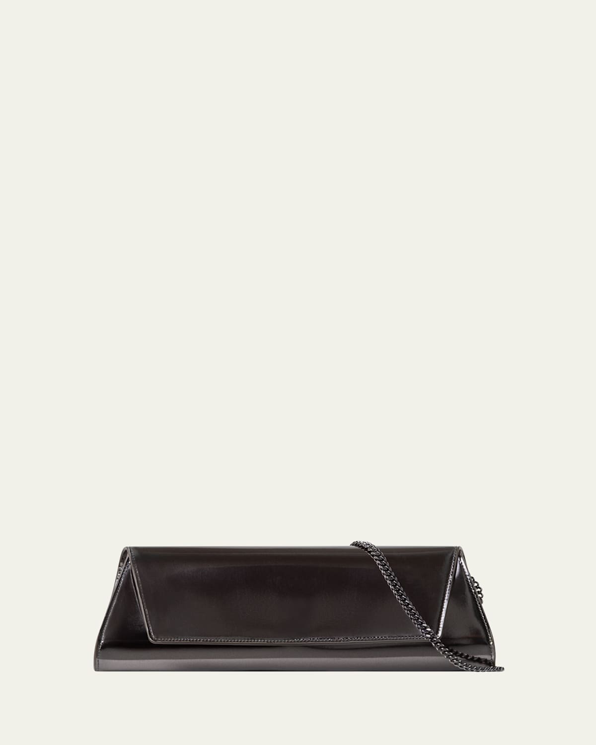 Anouk Mirrored Leather Small Clutch Bag