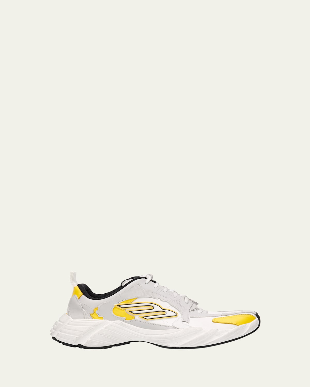Balenciaga Monday Sneakers In White/yellow
