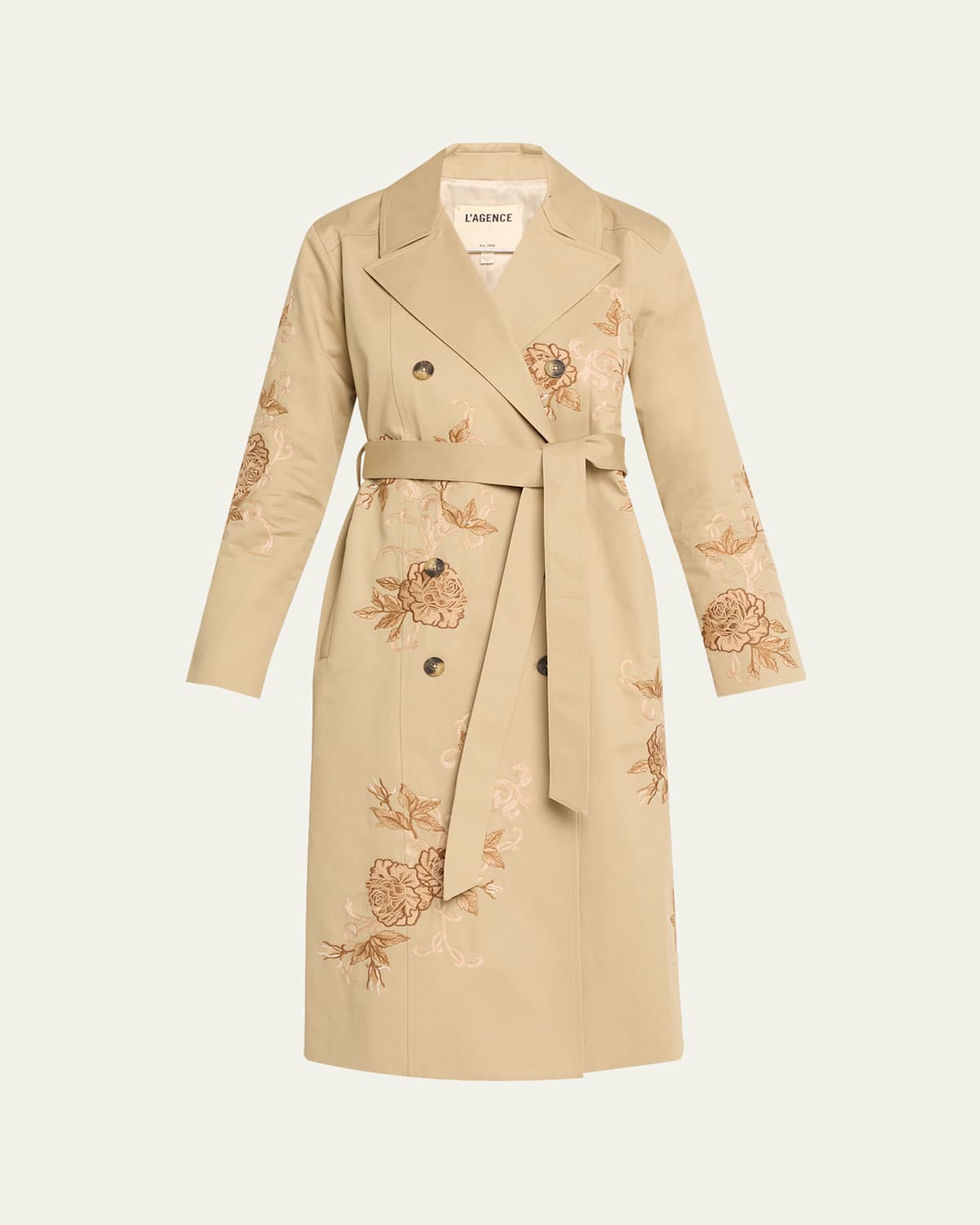 Venus Embroidered Trench Coat