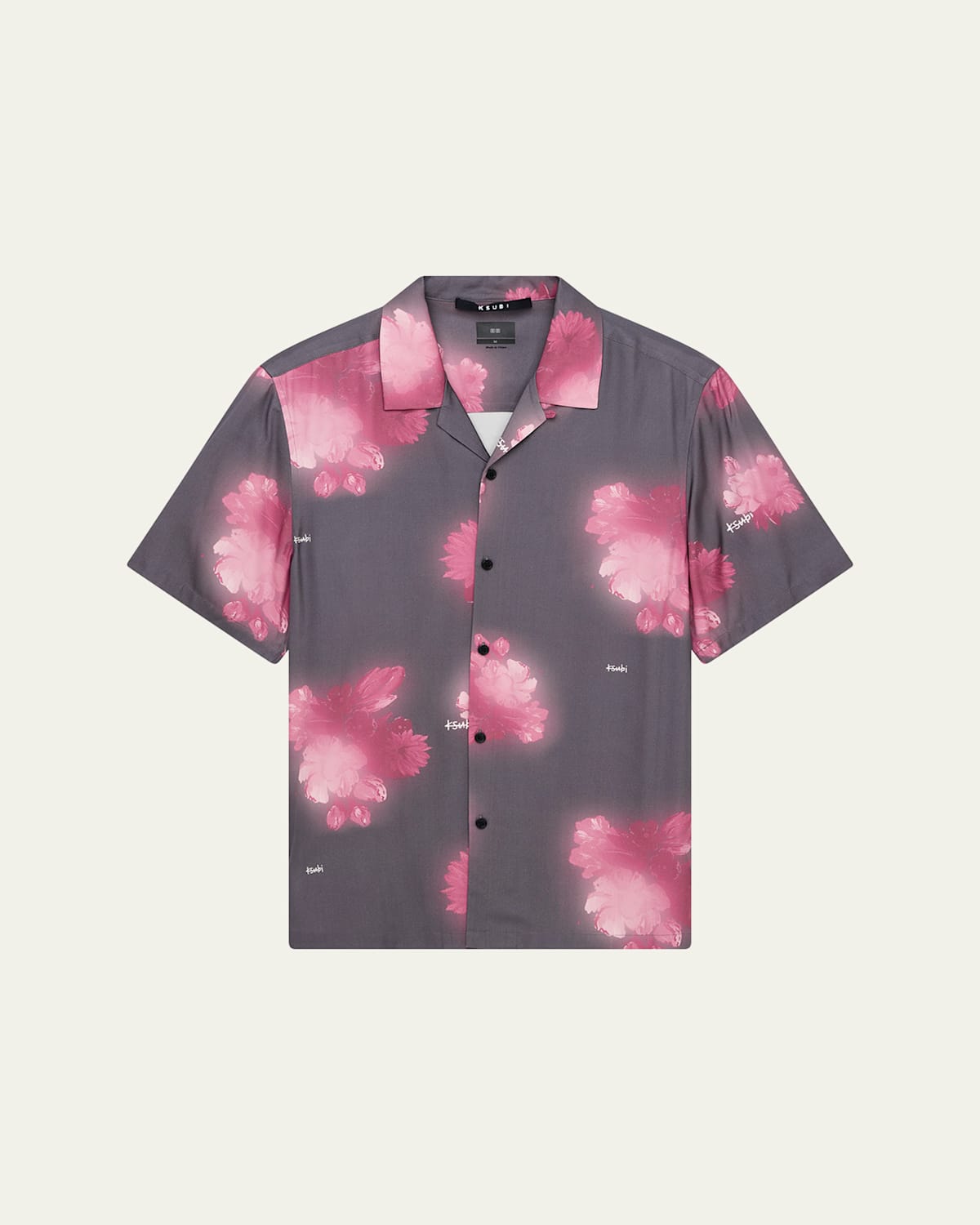 Shop Ksubi Men's Cursed Resort Shirt In Black