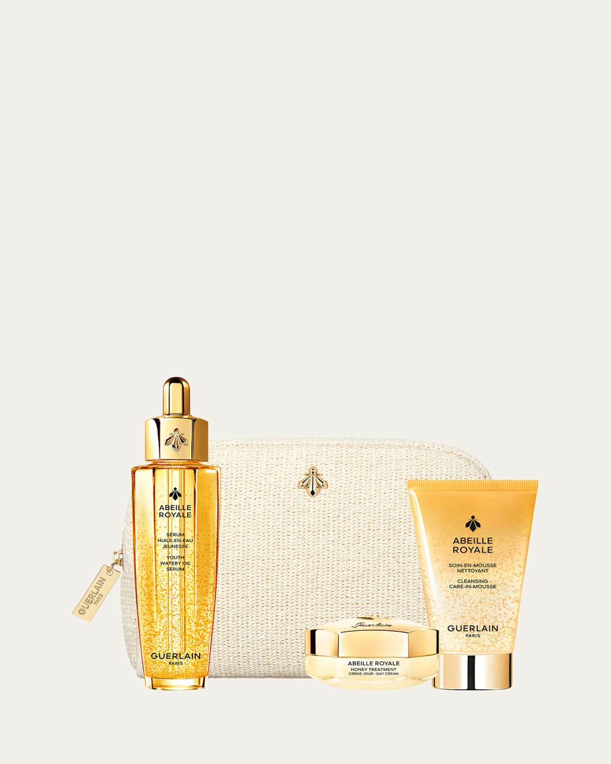 GUERLAIN LIMITED EDITION ABEILLE ROYALE ANTI-AGING YOUTH WATERY OIL SERUM SET 