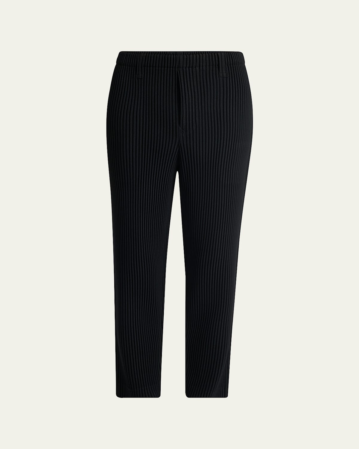 ISSEY MIYAKE MEN'S PLEATED PULL-ON PANTS 