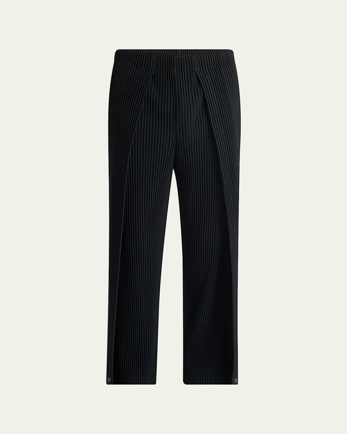Issey Miyake Men's Pleated Straight-leg Pants