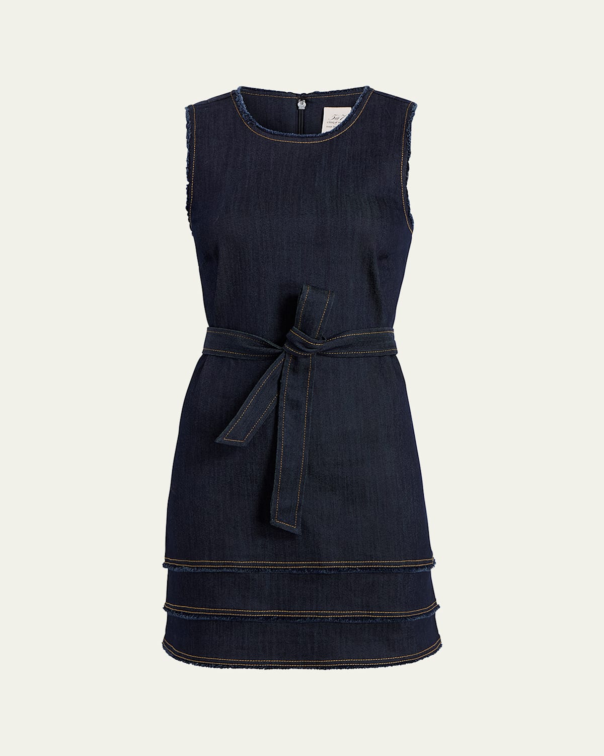 Cinq À Sept Mindie Sleeveless Denim Mini Dress