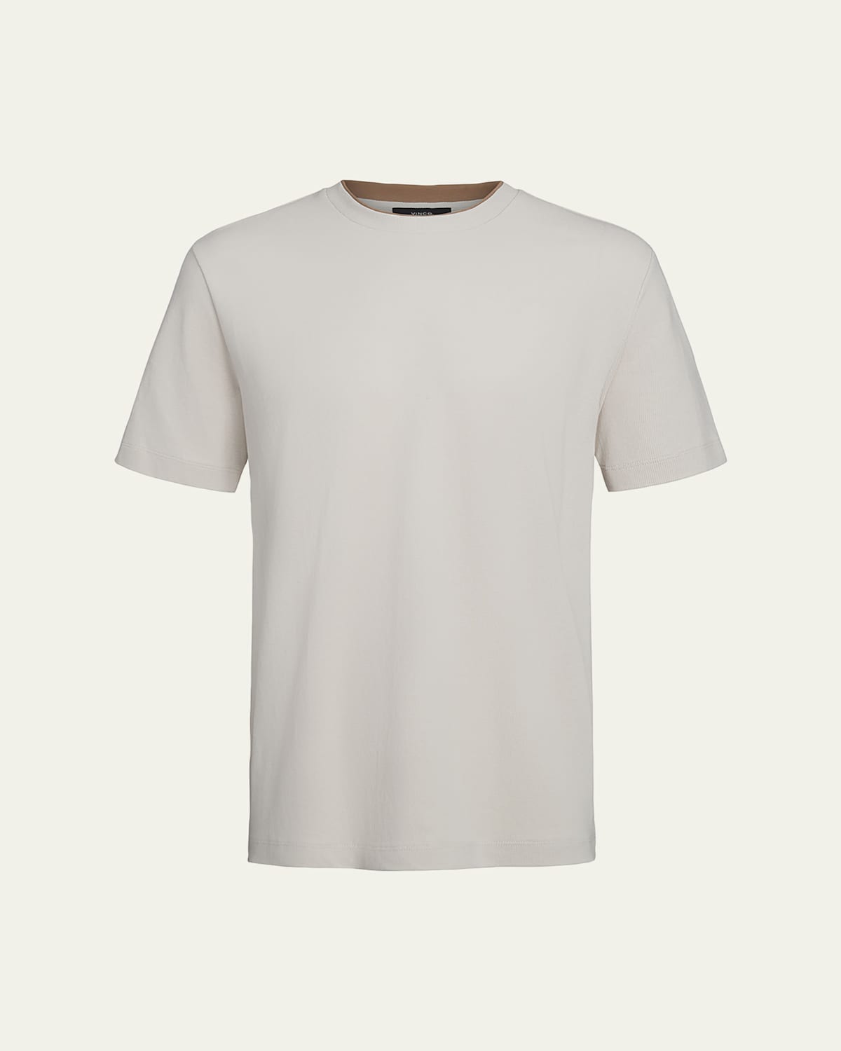 Vince Men's Double-neck Pima Cotton T-shirt