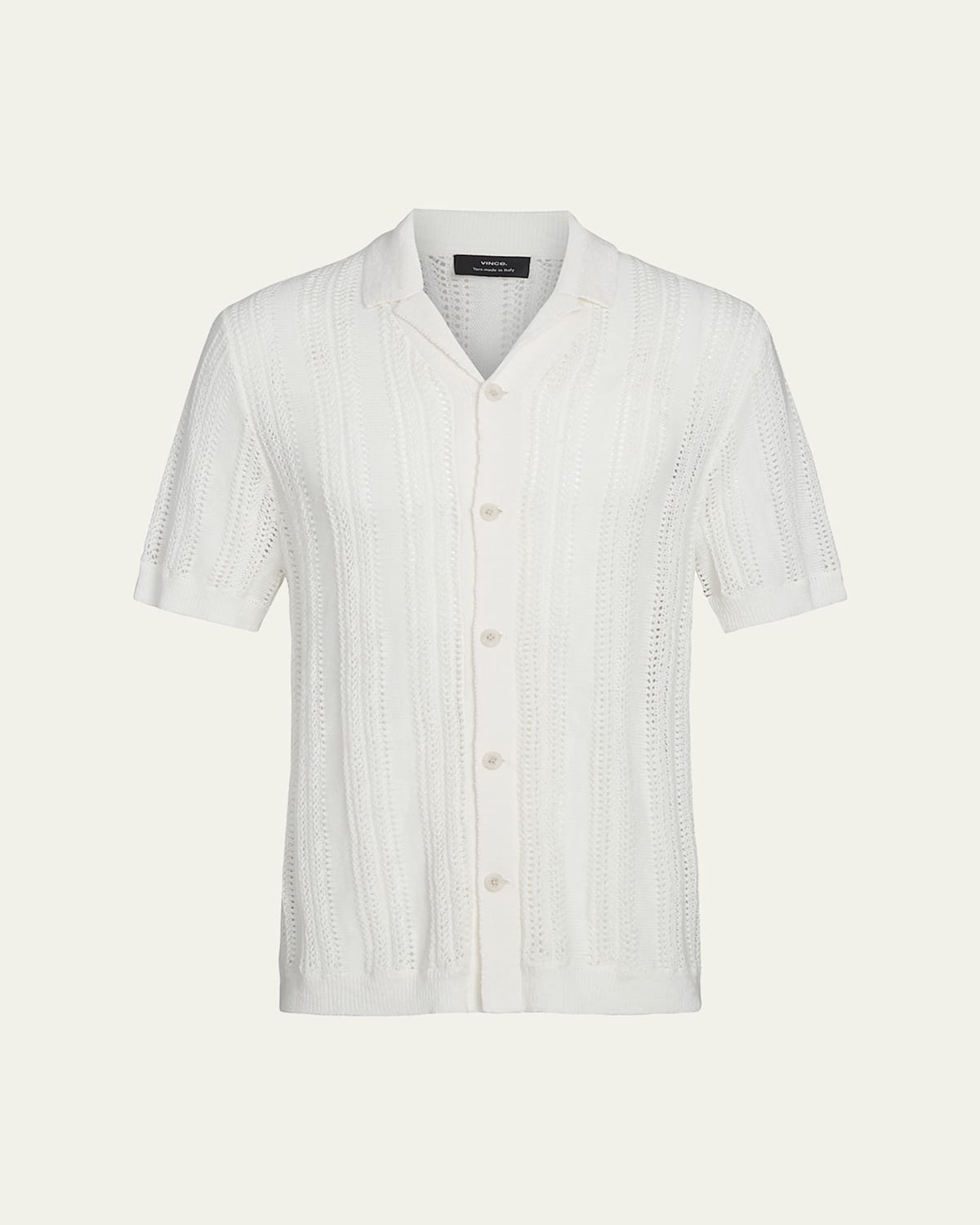Men's Crochet Cabana Shirt