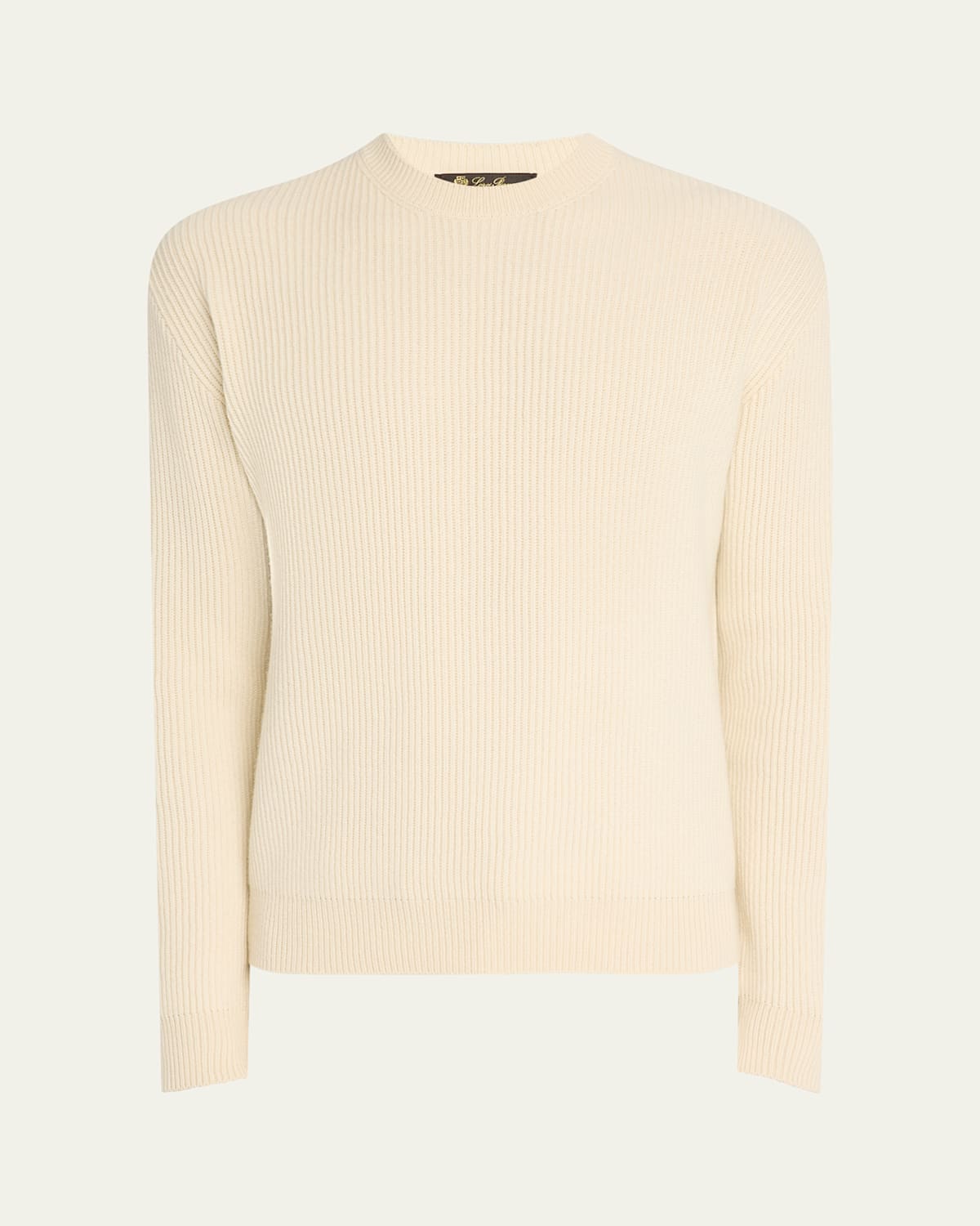 Men's Fobello Cashmere Rib Crewneck Sweater