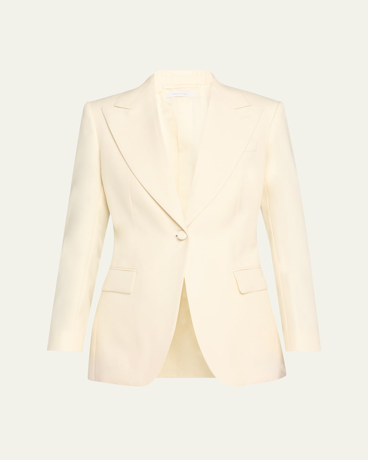BRIONI HERRINGBONE DOUBLE-BREASTED WOOL JACKET 