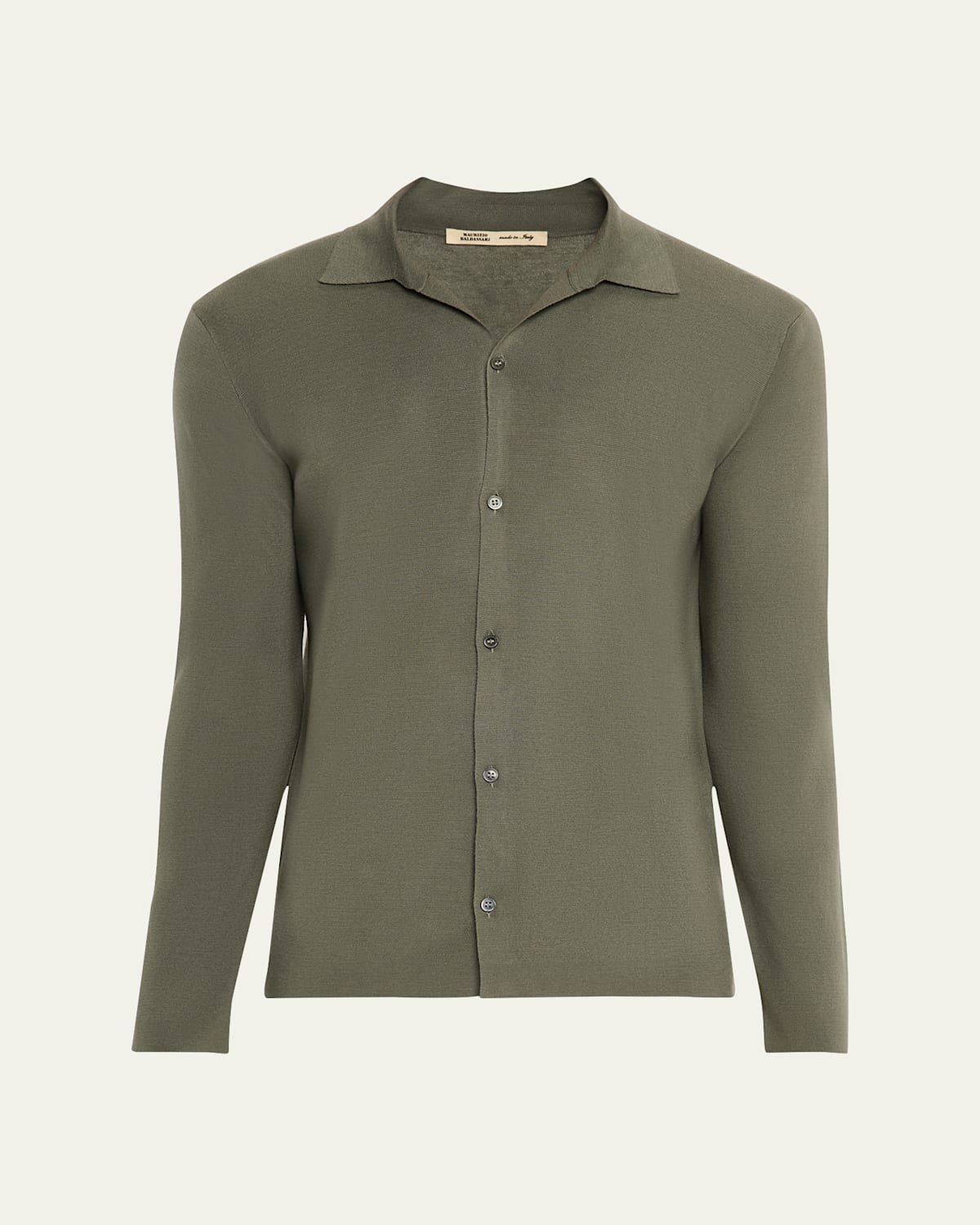 BALDASSARI MEN'S WOOL KNIT OVERSHIRT 
