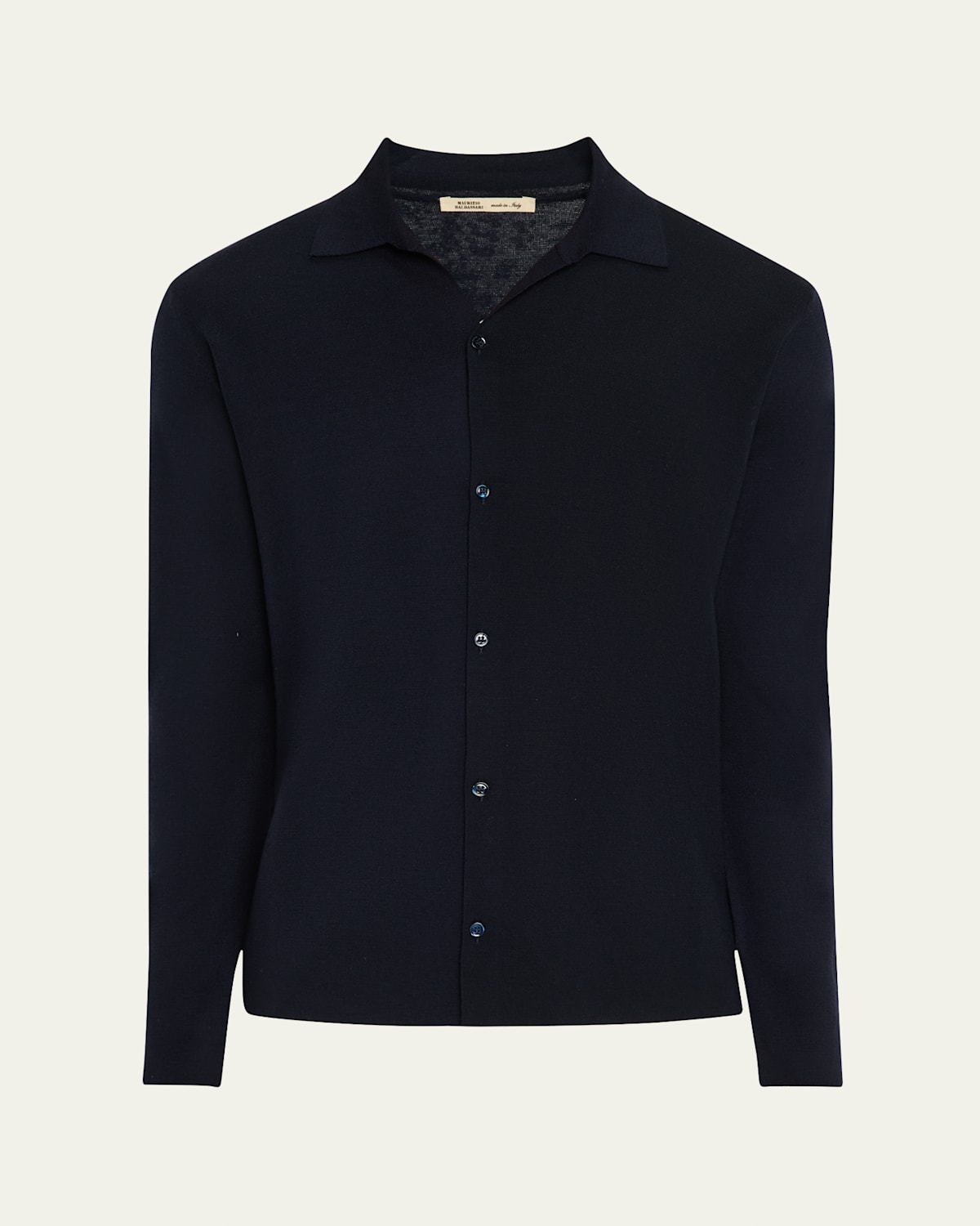 BALDASSARI MEN'S WOOL KNIT OVERSHIRT 