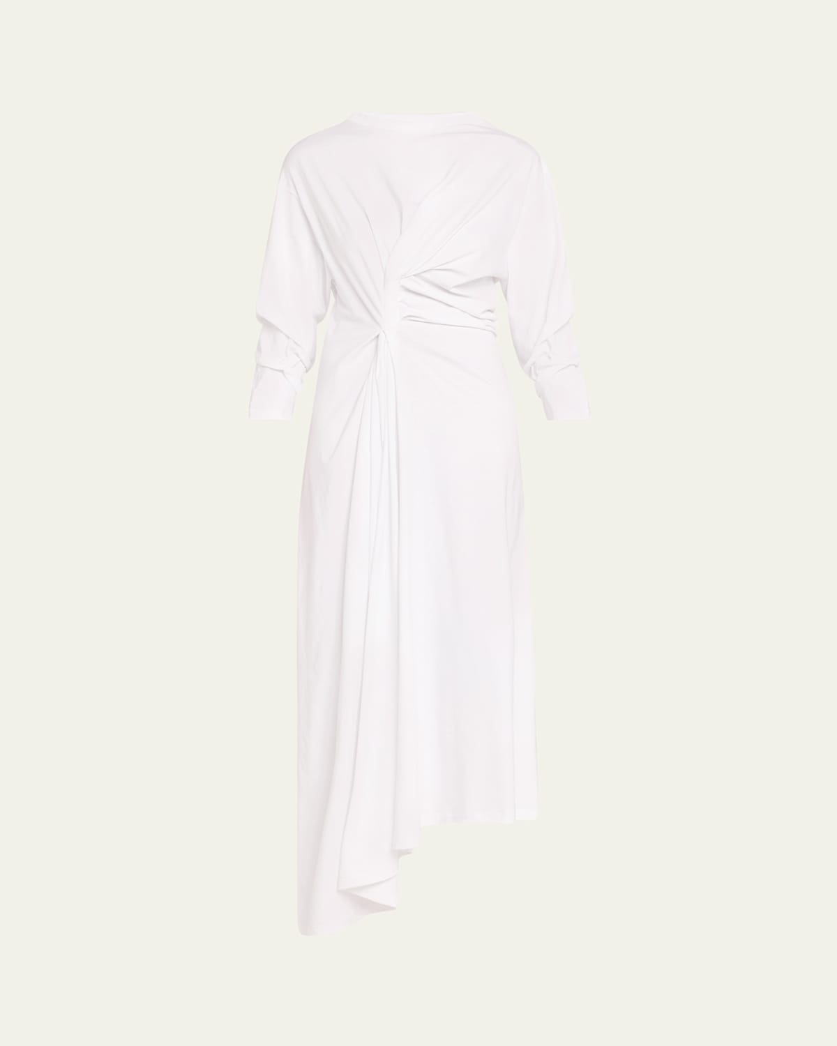 Knotted Jersey Maxi Dress