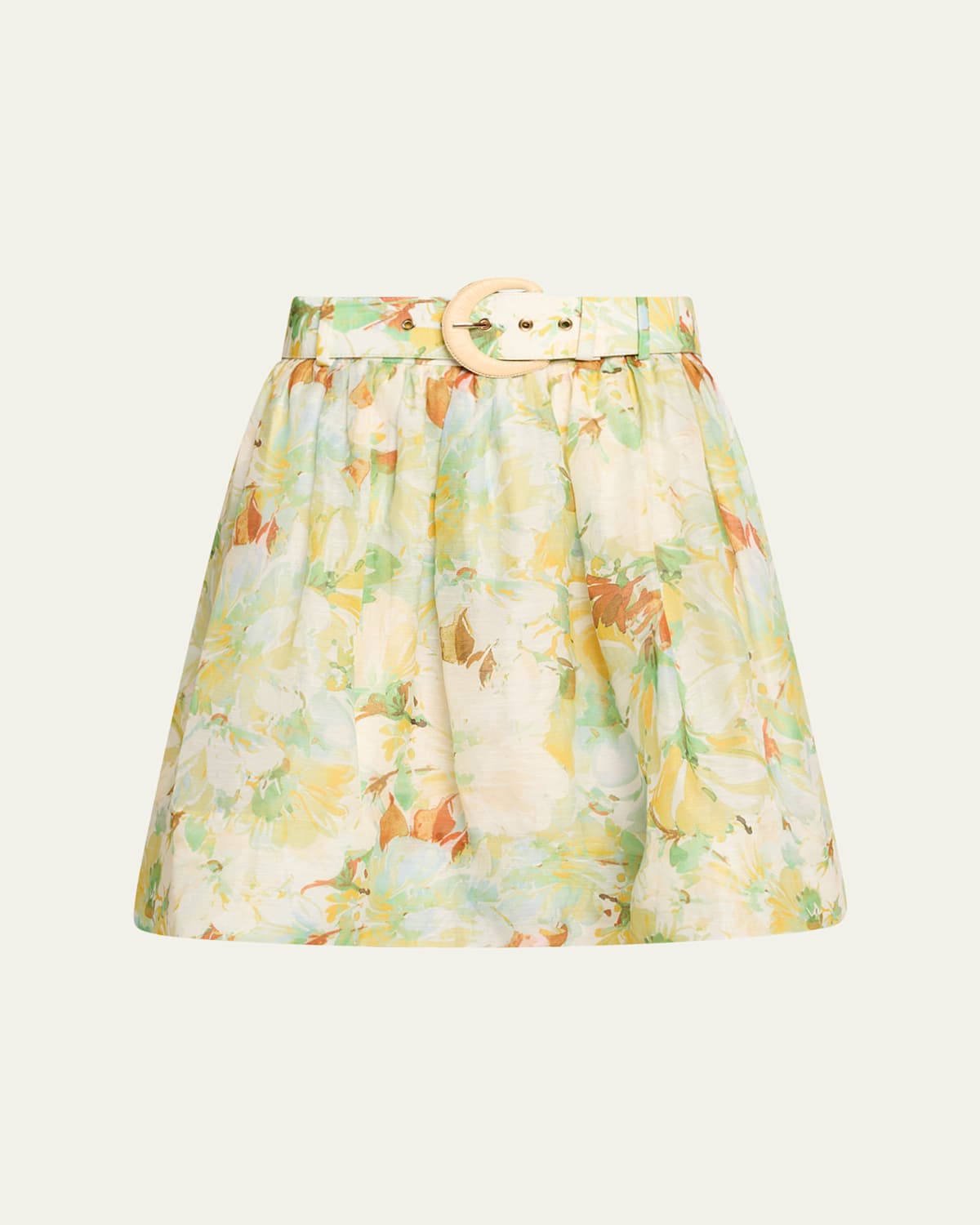 Alba Belted Mini Skirt