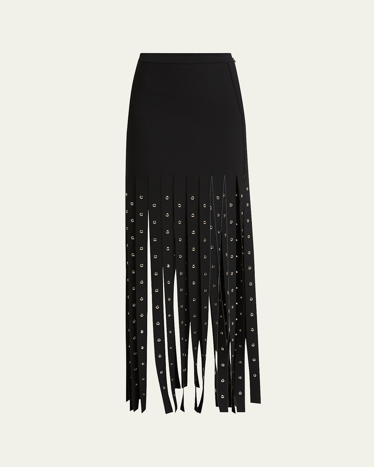 Proenza Schouler Effe Embellished Viscose Blend Skirt In Black