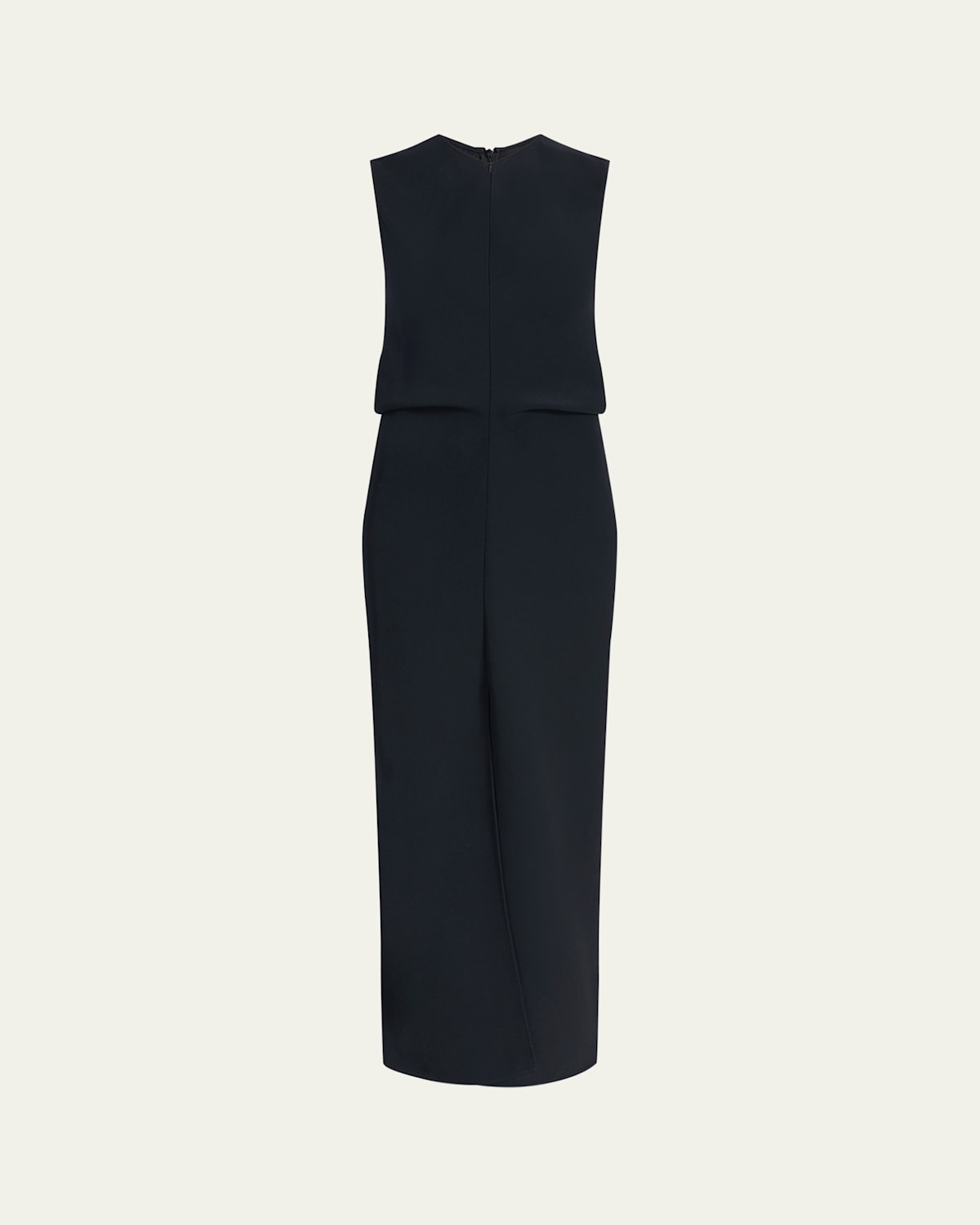 Proenza Schouler Luci Long Bi-stretch Suiting Dress In Black